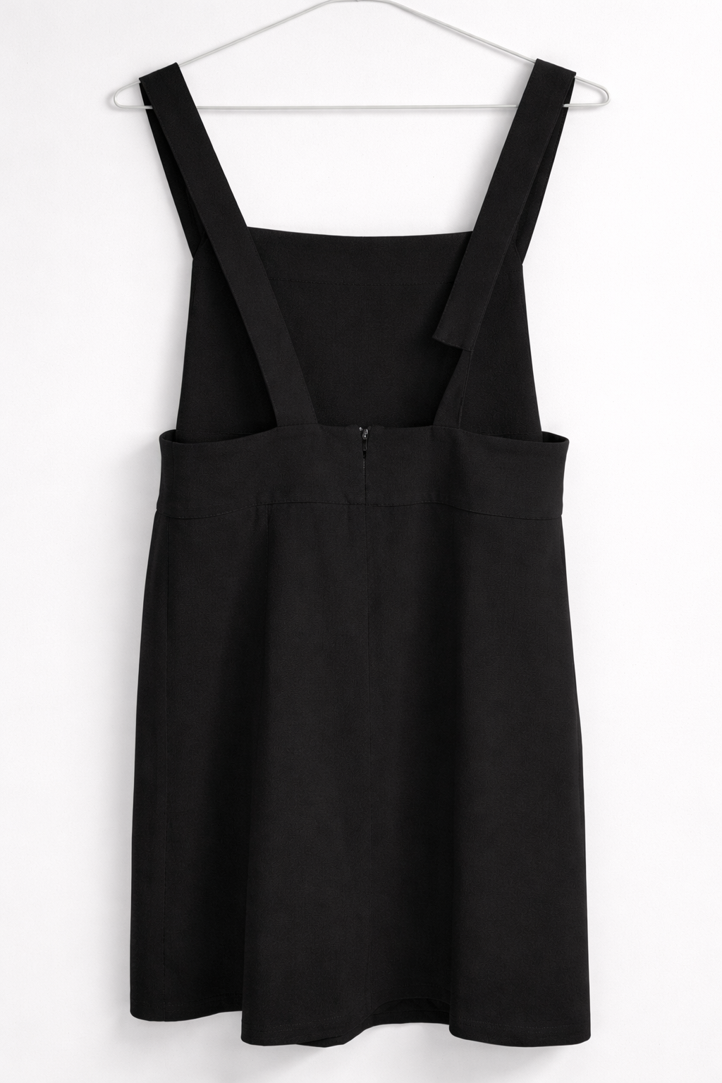 Vestito Donna Motivi Nero Salopette Taglia S – Abito Casual con Bretelle