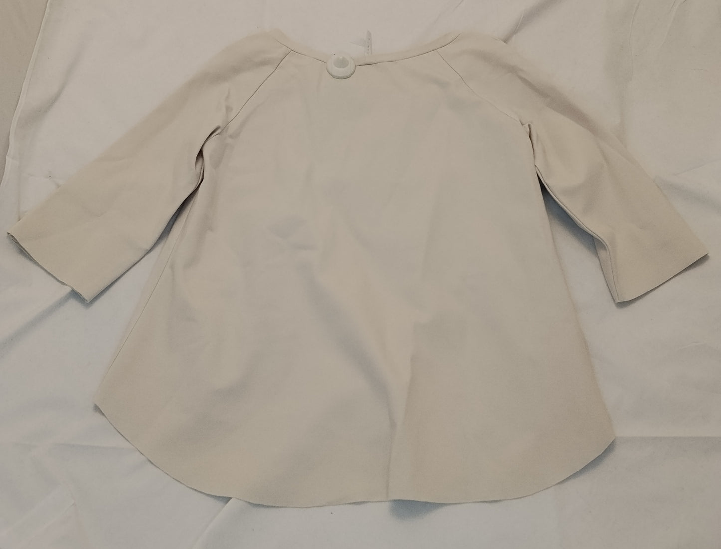 Blusa Donna Imperial Beige Taglia M Casacca Elegante Manica 3/4