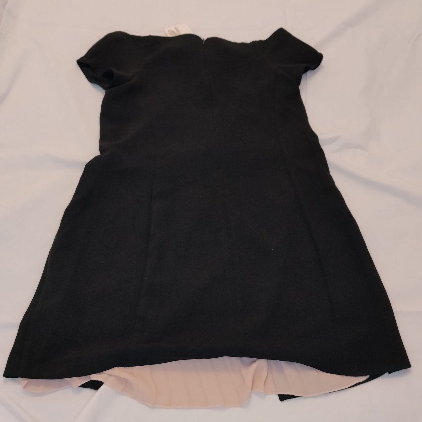 Abito Donna Imperial Nero e Rosa con Fiocco Taglia S Vestito Elegante Nuovo con Cartellino