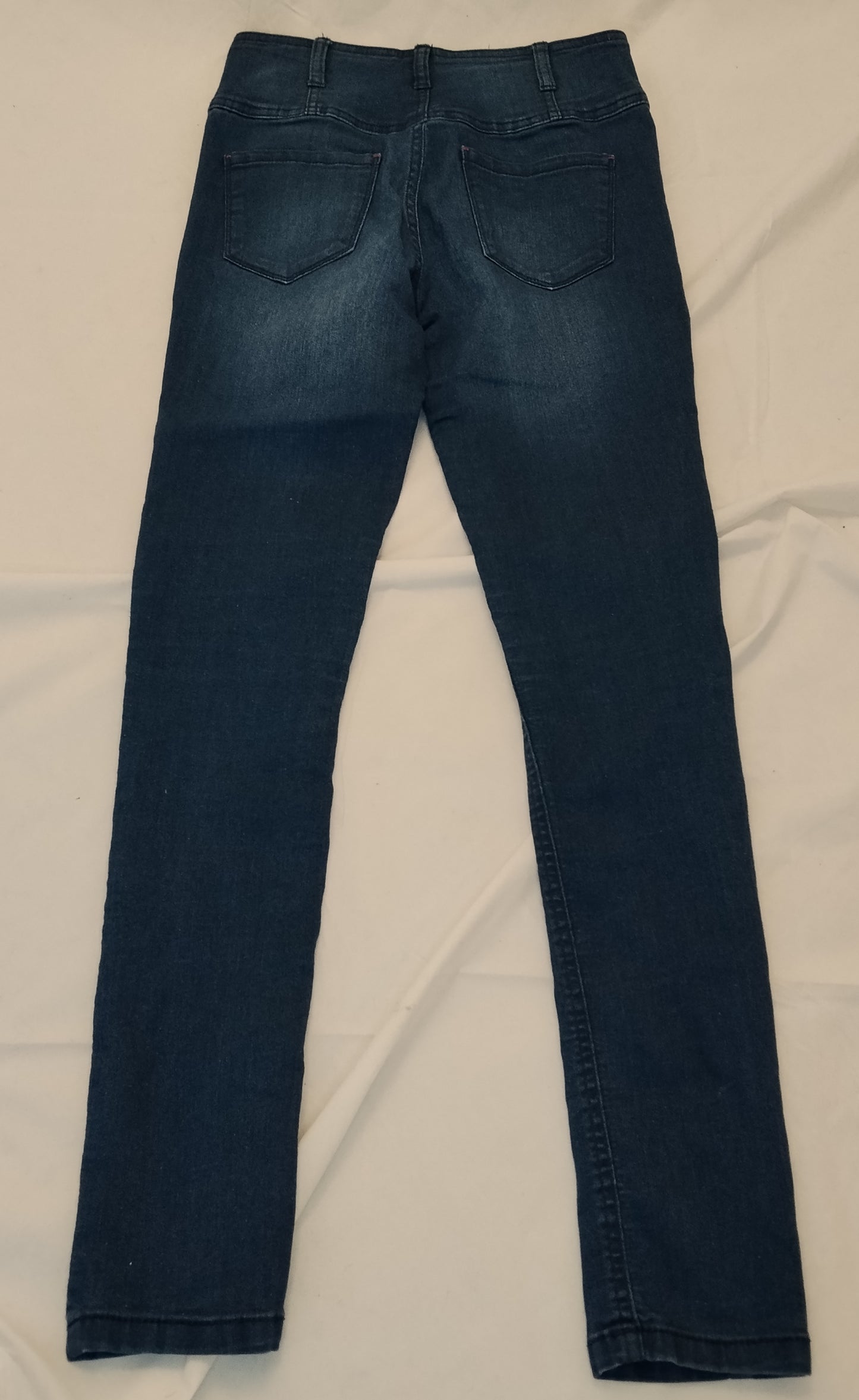 Jeans Donna Terranova Skinny Blu Denim Taglia XS
