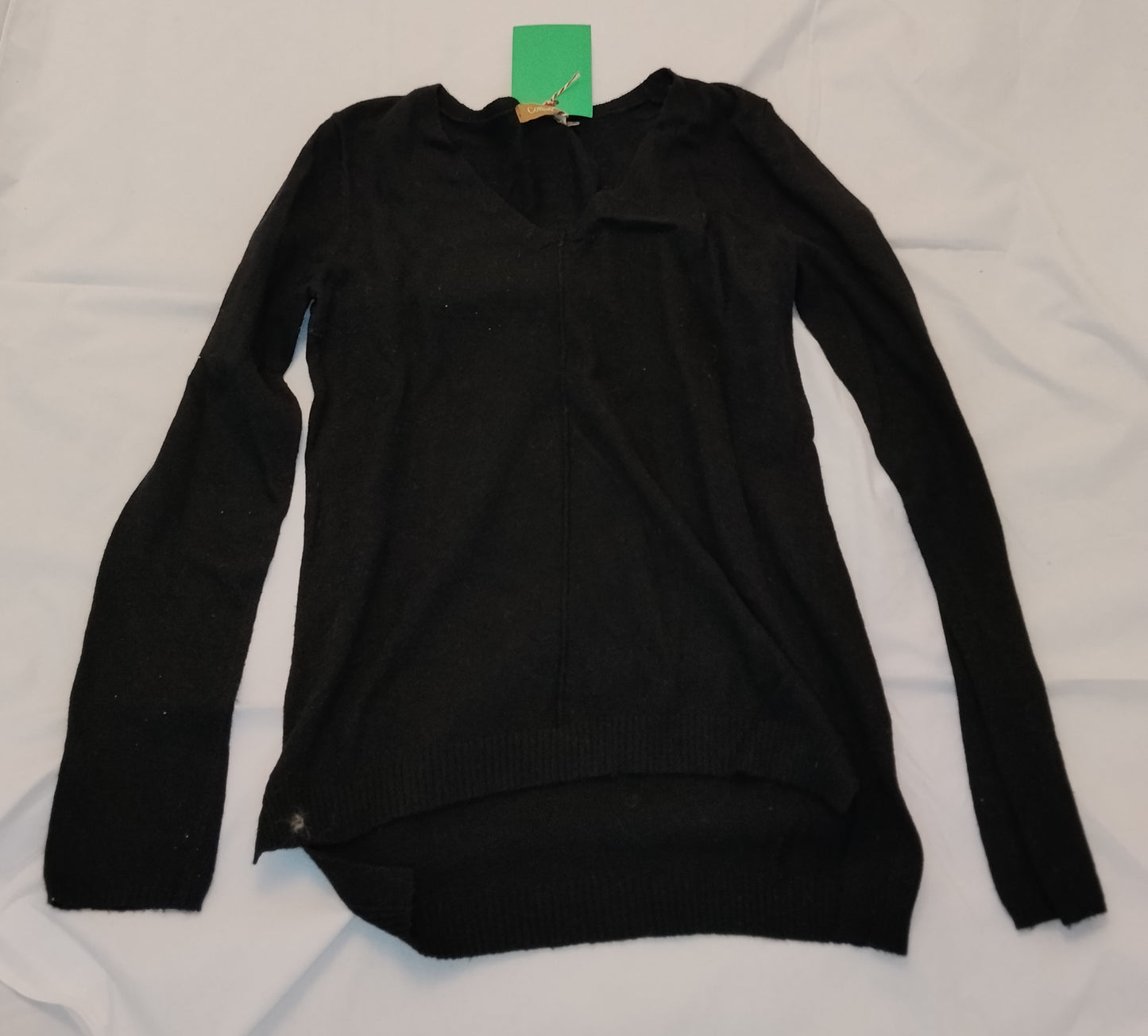 Maglia Donna Conbipel Nera Girocollo Basic Taglia S