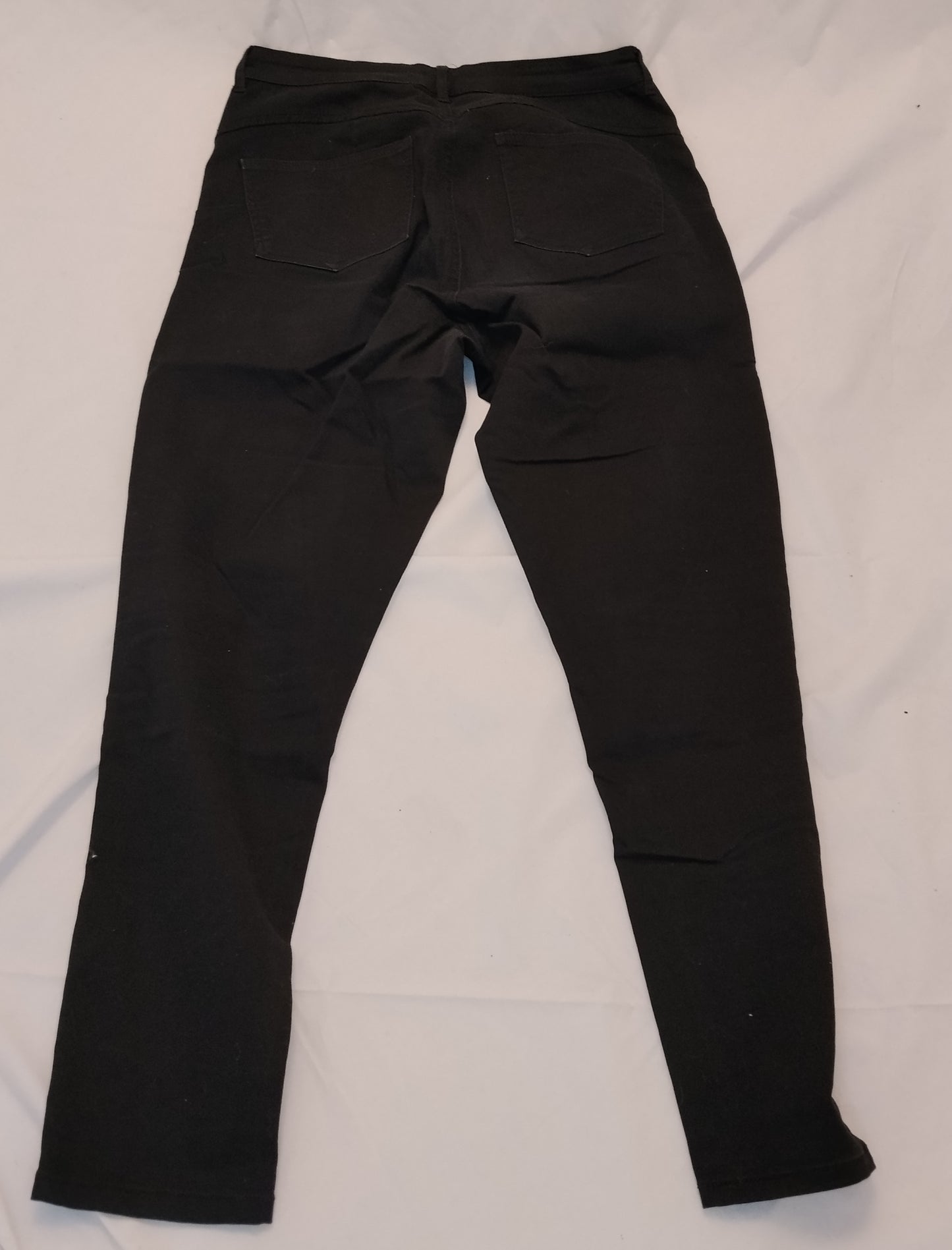 Pantaloni donna Neri Terranova Taglia 50 Slim Fit Casual Elegante