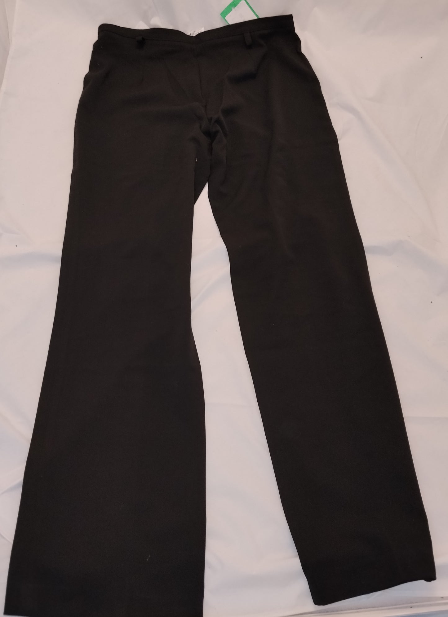 Pantaloni Donna Neri Palazzo Blu Eyes Taglia 50 Vita Alta Eleganti