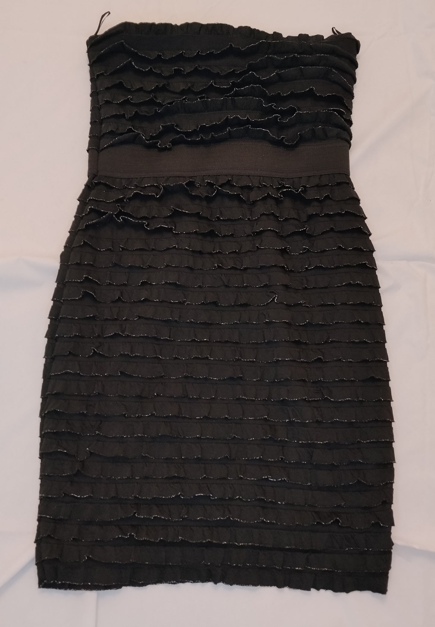 Vestito Donna Tally Weijl Nero Taglia 42 Elegante Tubino Con Fiocco