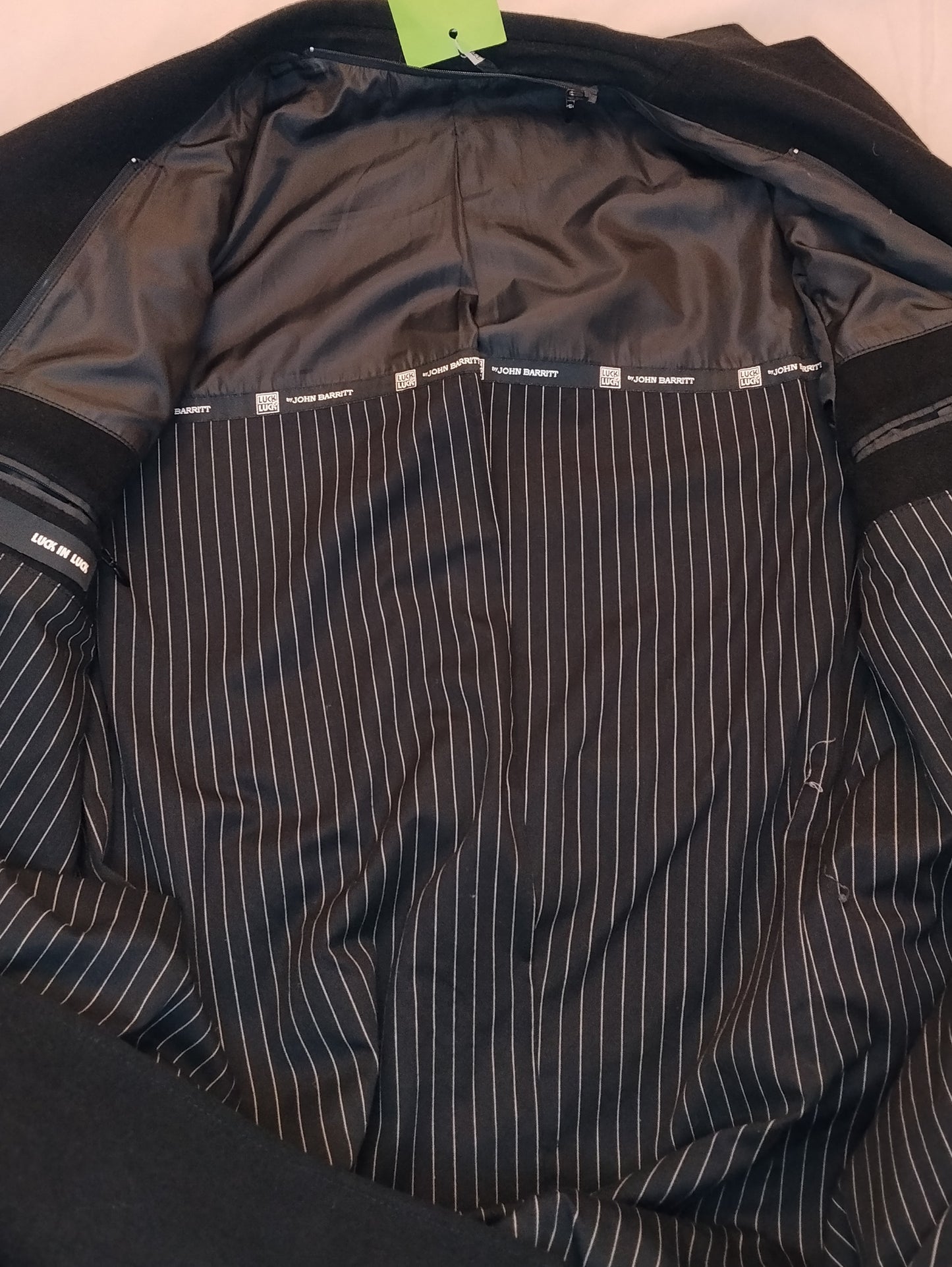 Cappotto Uomo Luck In Luck Nero Taglia L Cappotto Elegante Classico