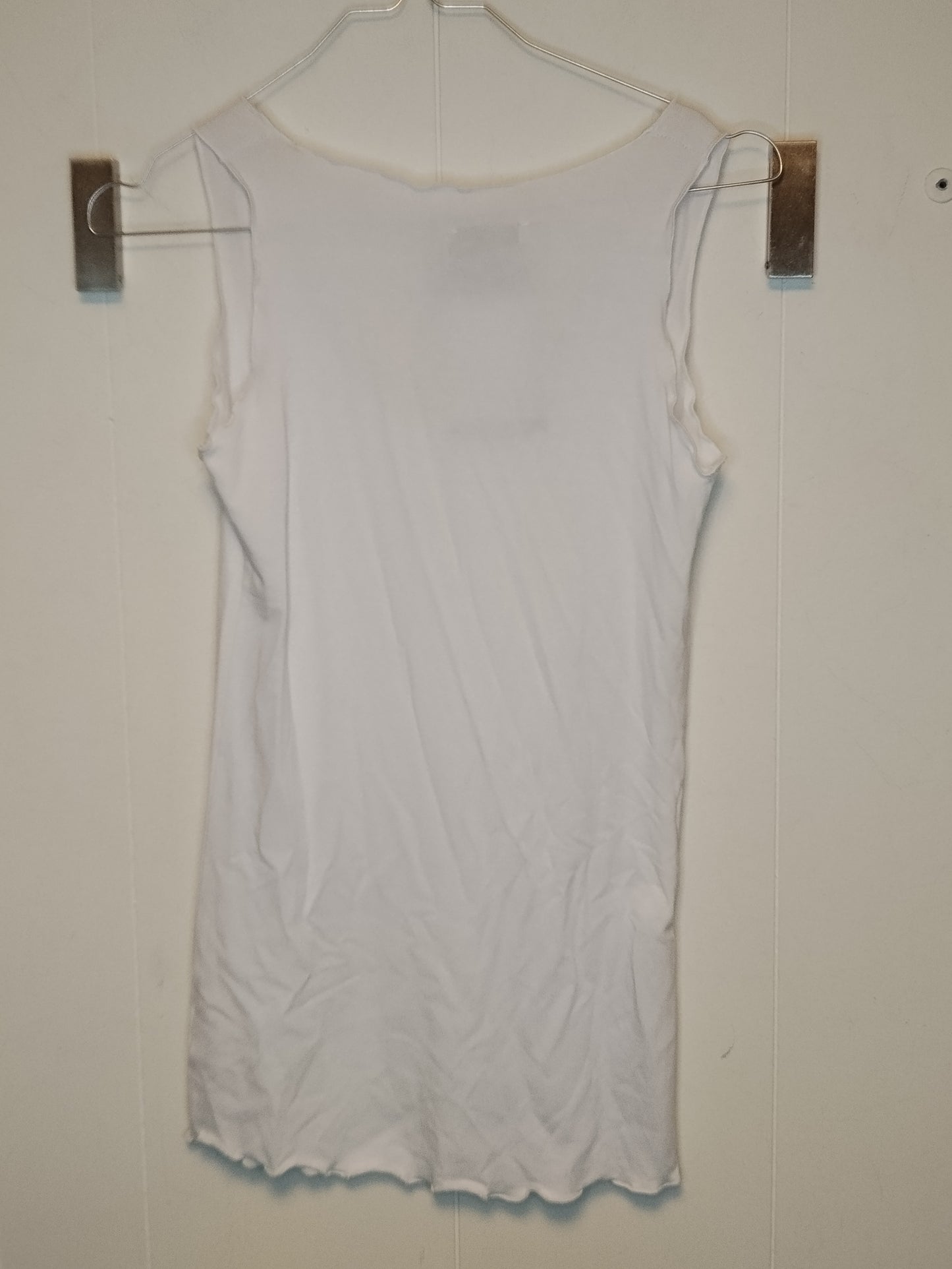 Canotta Donna Zuiki Bianca Taglia S Basic Elasticizzata