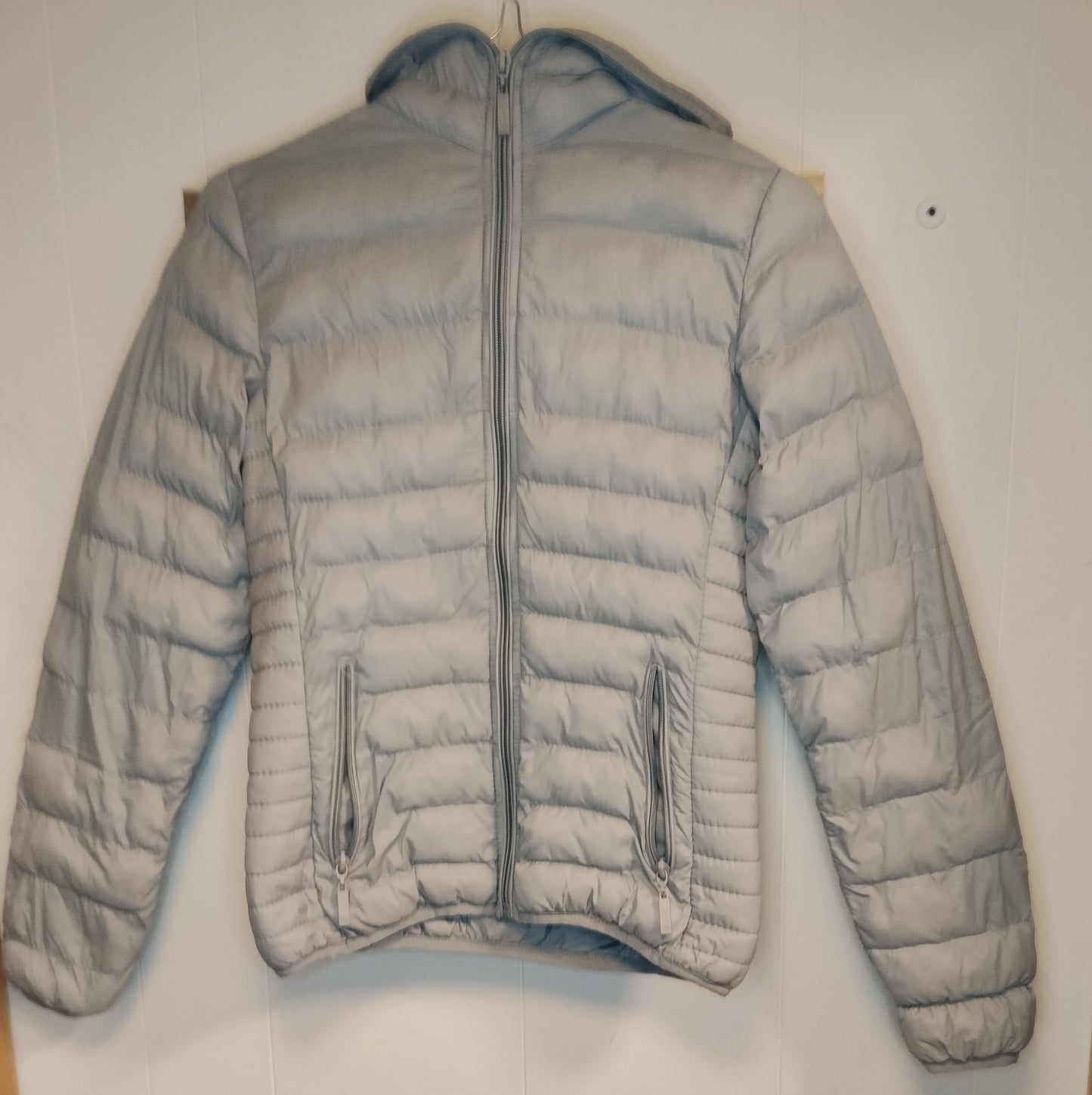 Piumino Donna Zuiki Grigio Leggero Cappuccio Taglia S