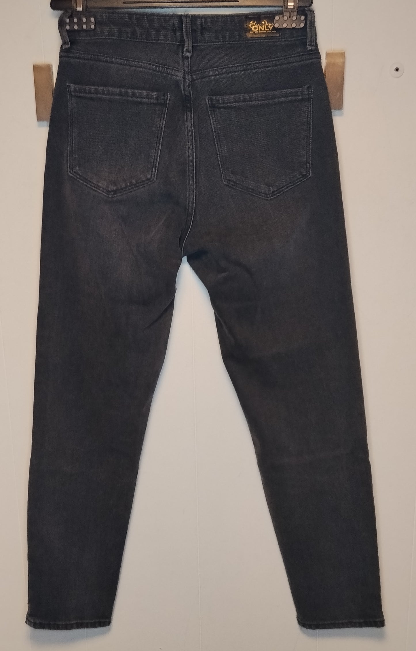 Jeans Donna Only Nero Slim Fit Vita Media Taglia S