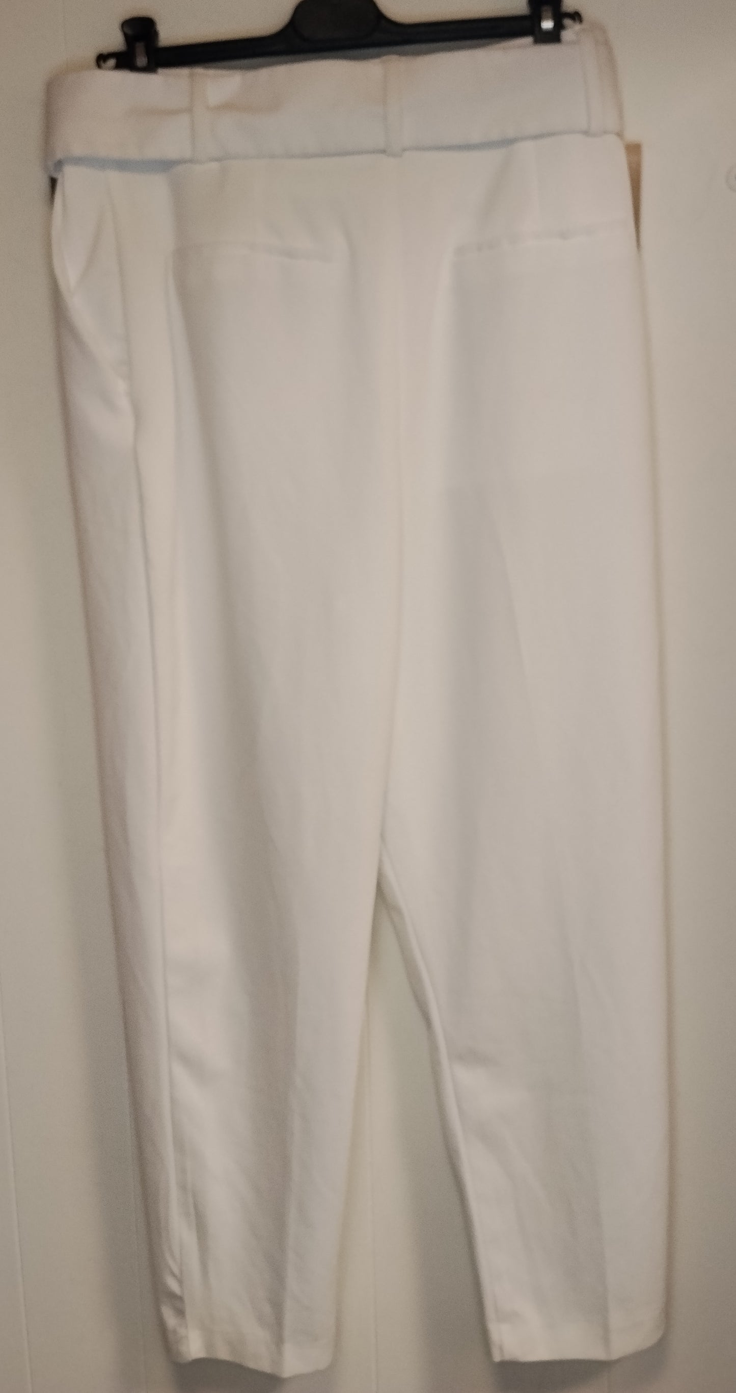 Pantaloni Donna Calliope Bianchi con Cintura Eleganti Taglia XL