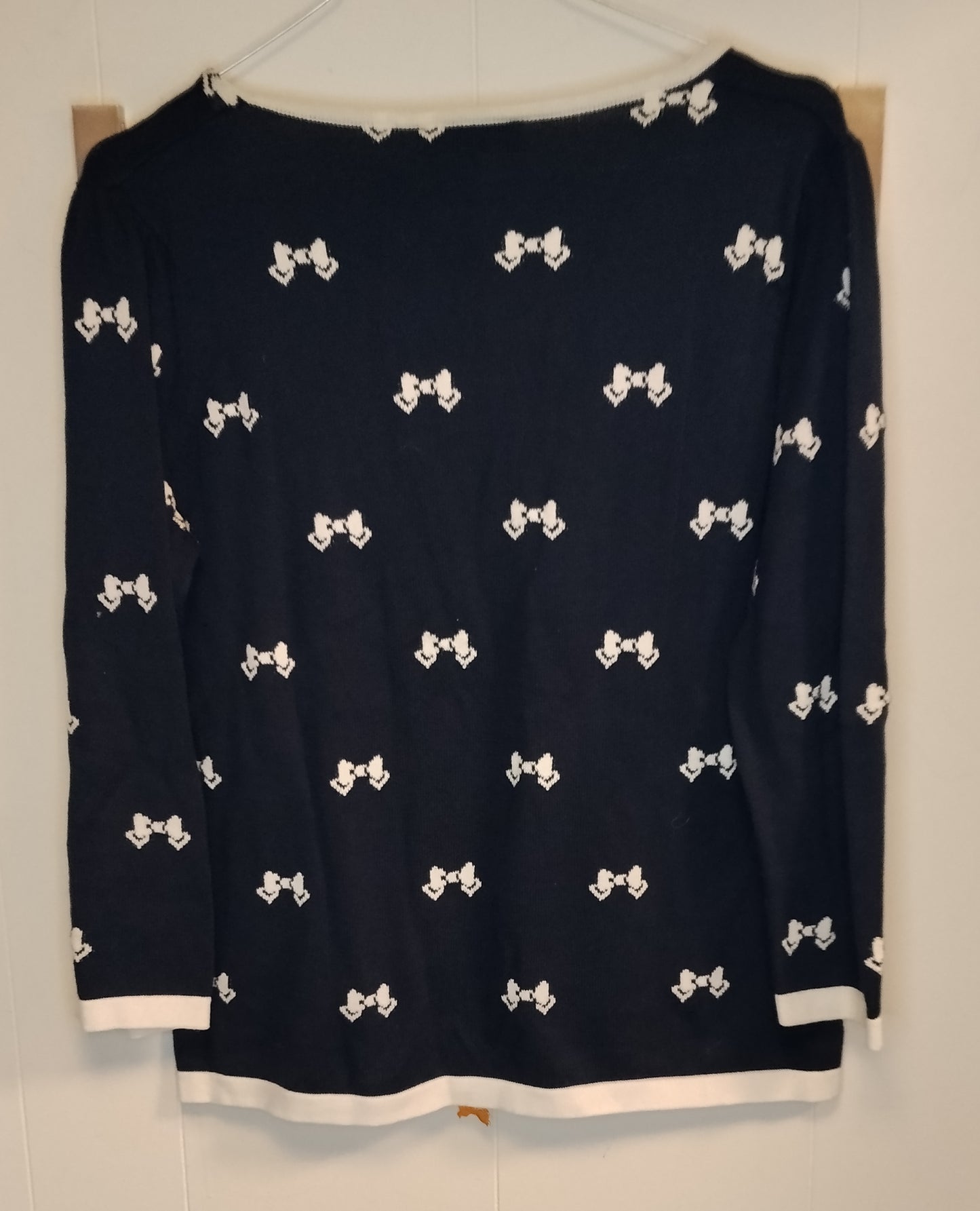 Cardigan Donna Luisa Spagnoli Nero con Fiocchi Taglia M – Maglia Elegante Zip
