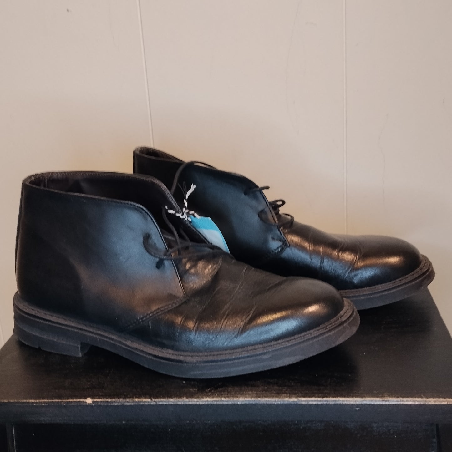 Scarpe Uomo Polacchine Nere Taglia 40 Pelle Eleganti Casual