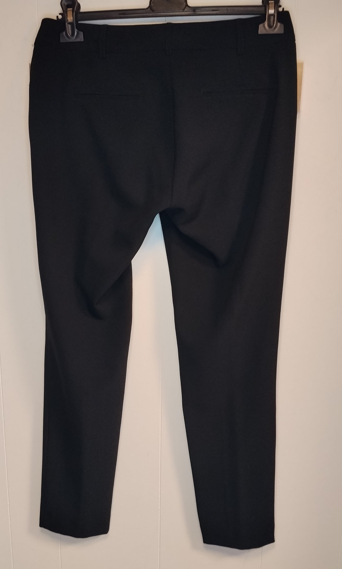 Pantaloni Donna Motivi Neri Eleganti Taglia 42 Slim Fit