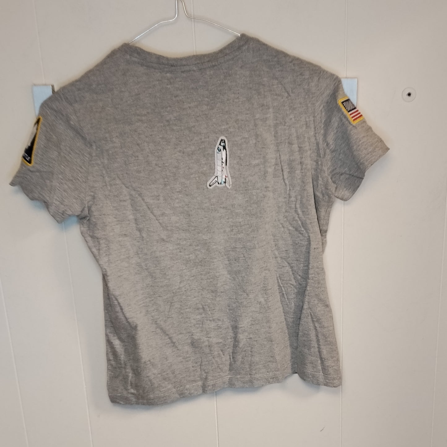 T-shirt Bambina NASA Original Marines Grigia 10-11 Anni