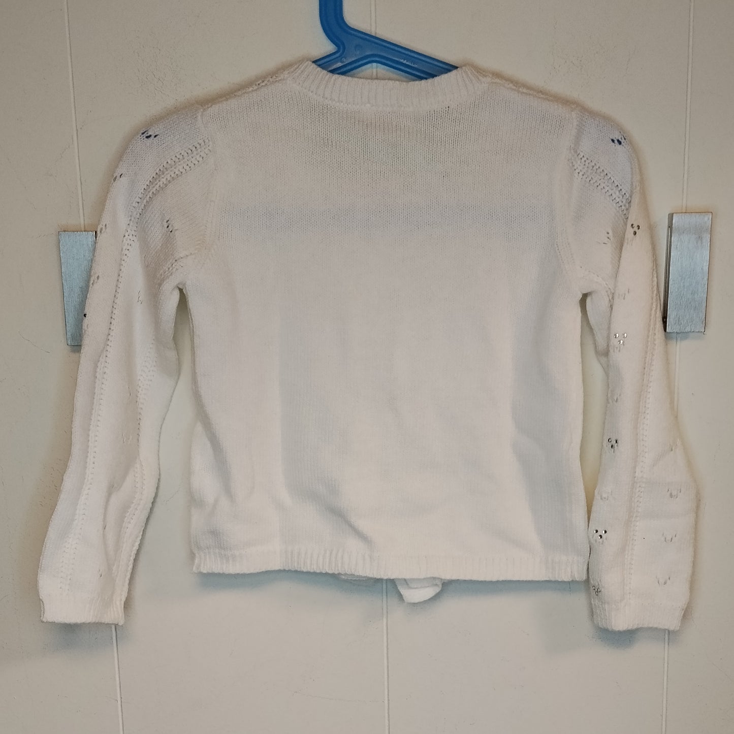 Cardigan bambina Original Marines bianco 30-36 mesi con volant elegante