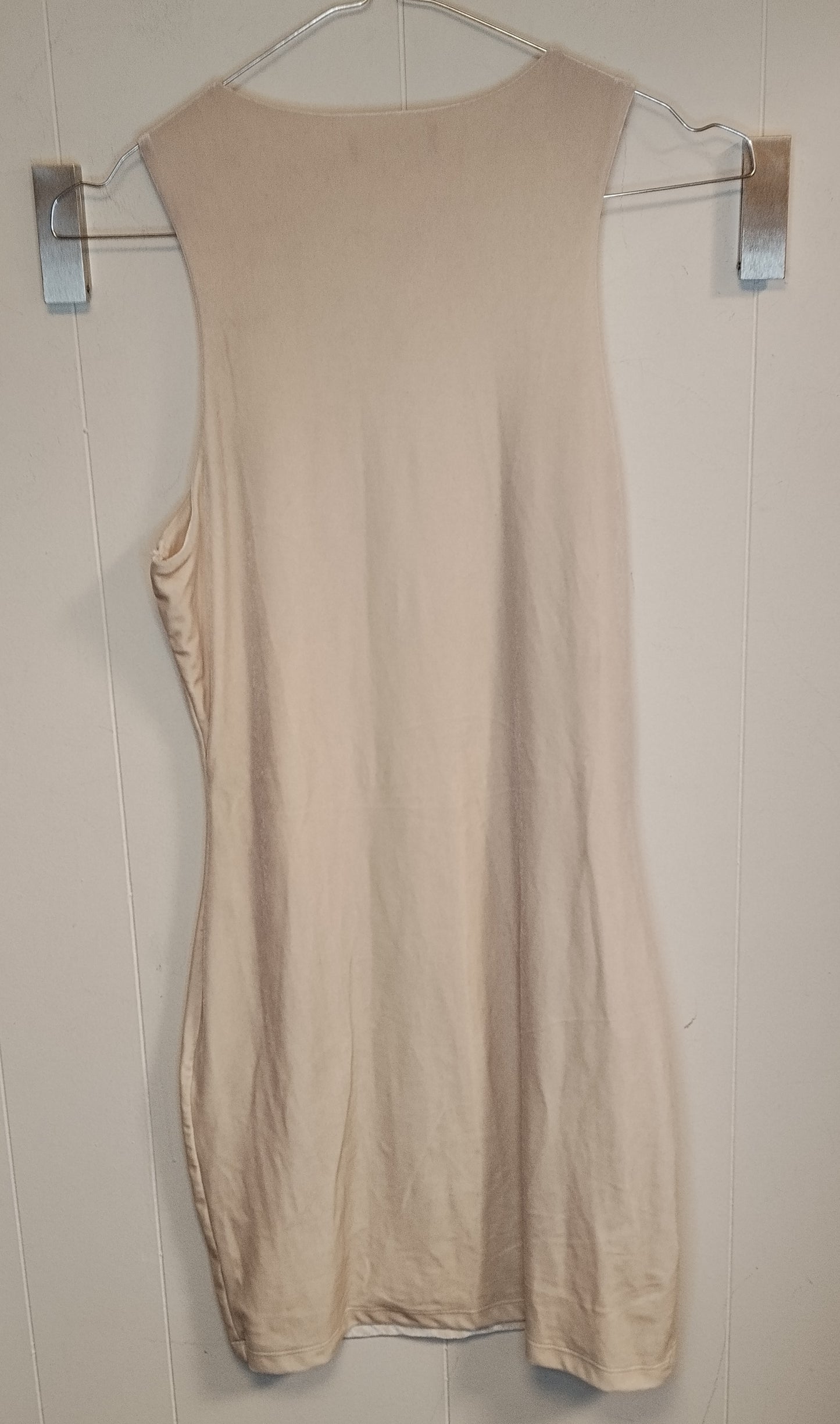 Vestito Donna Tally Weijl Beige Taglia S Tubino Elegante Basic