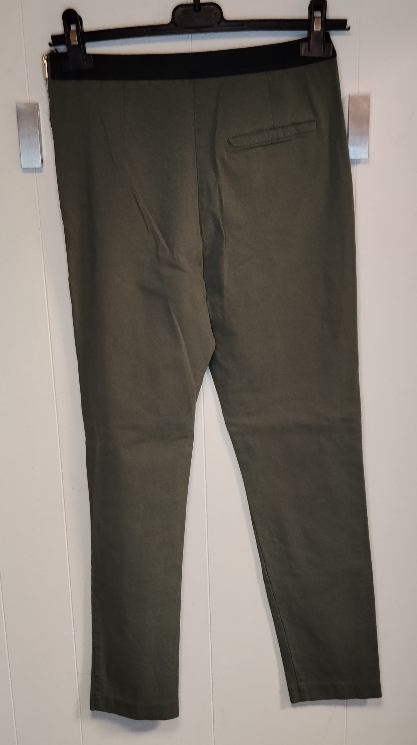 Pantalone Donna OVS Verde Militare Taglia 42 Slim Fit Elegante