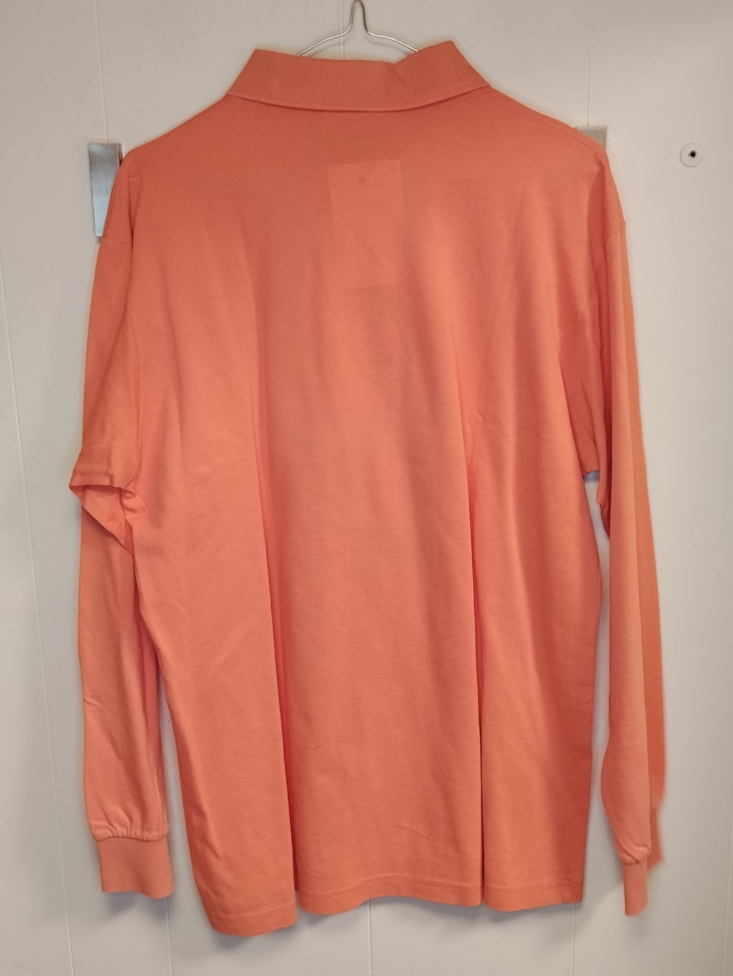 Polo Uomo Australian Arancione Manica Lunga Taglia 52 Casual