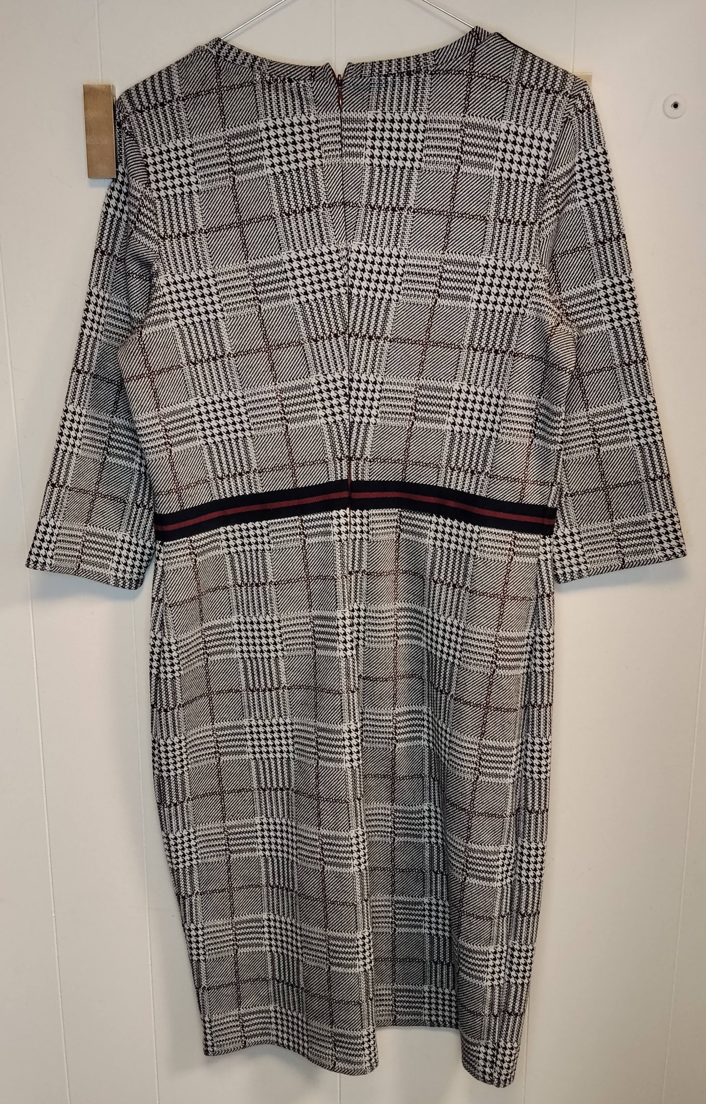 Vestito Donna Esprit Fantasia Principe di Galles Taglia L Tubino Elegante