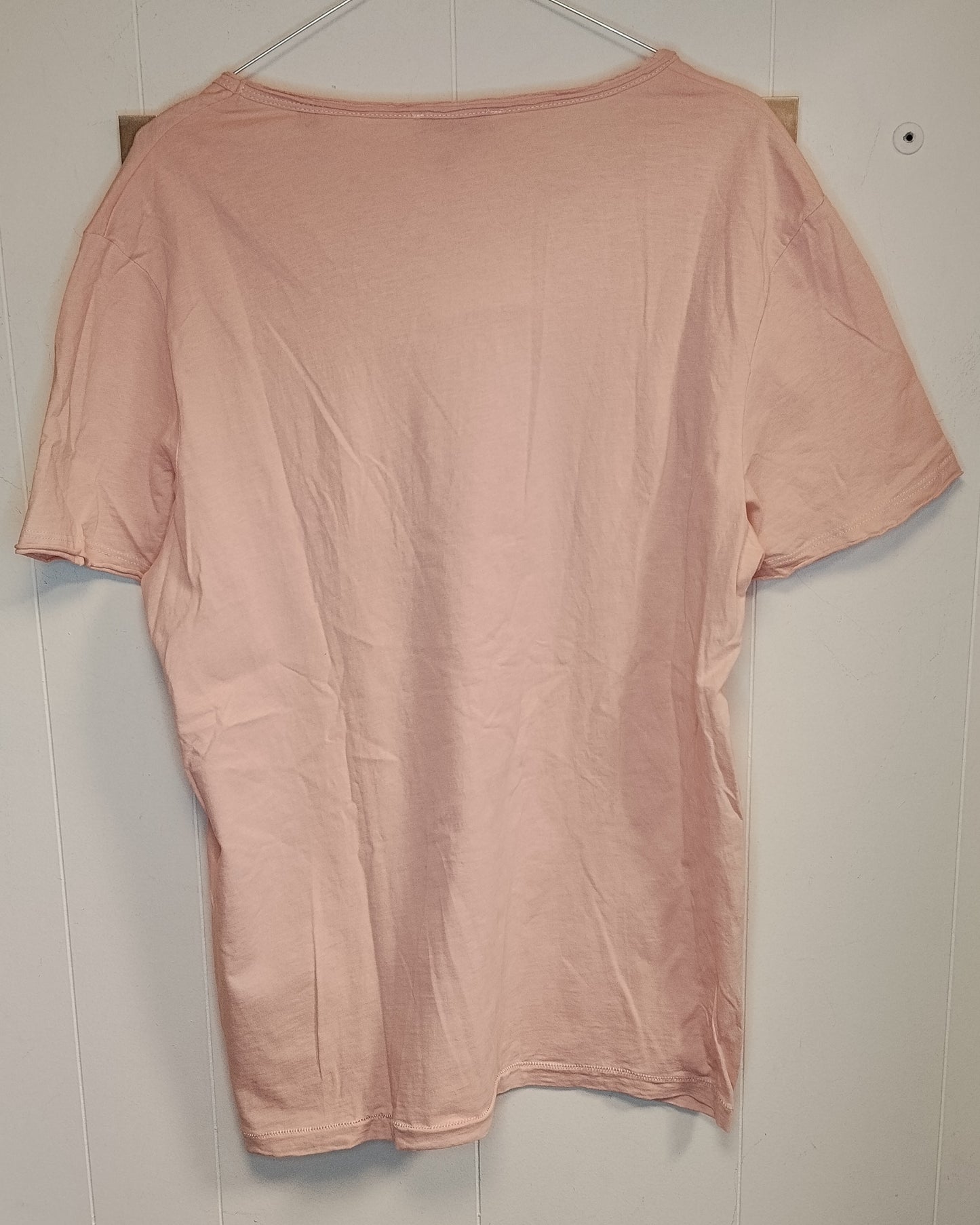 T-shirt Uomo Jack & Jones Rosa Chiaro Taglia L Basic Casual Cotone
