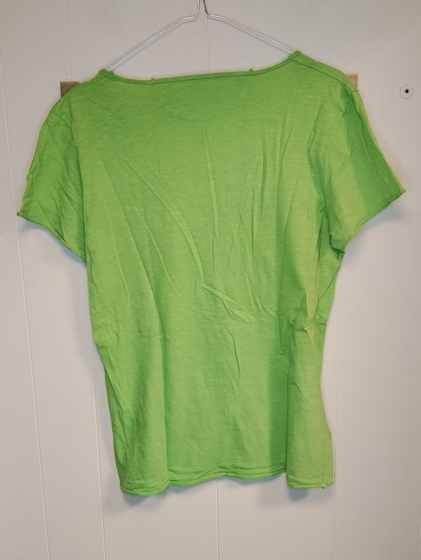T-shirt Donna Imperial Verde Fluo Taglia S Maglia Basic Estiva Casual