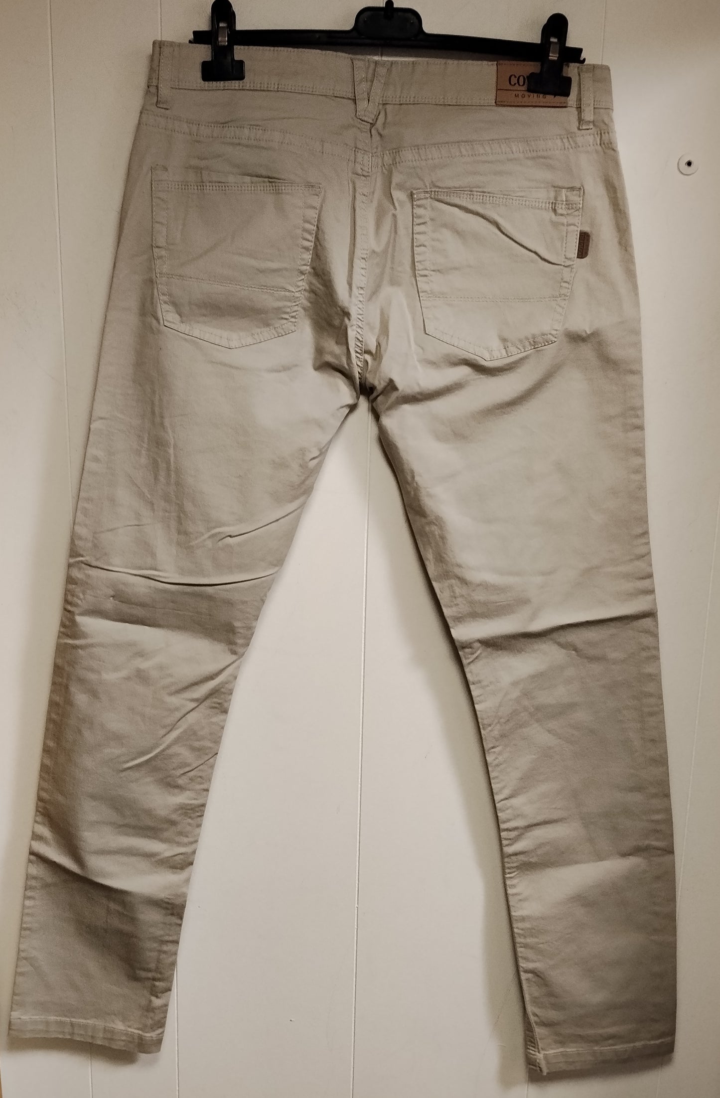 Pantaloni Uomo Enrico Coveri Taglia 48 Beige Casual Cotone