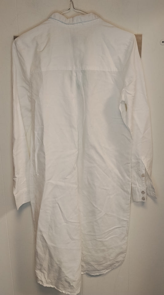 Abito Chemisier Garcia Jeans Donna Taglia S Bianco Casual Minimal