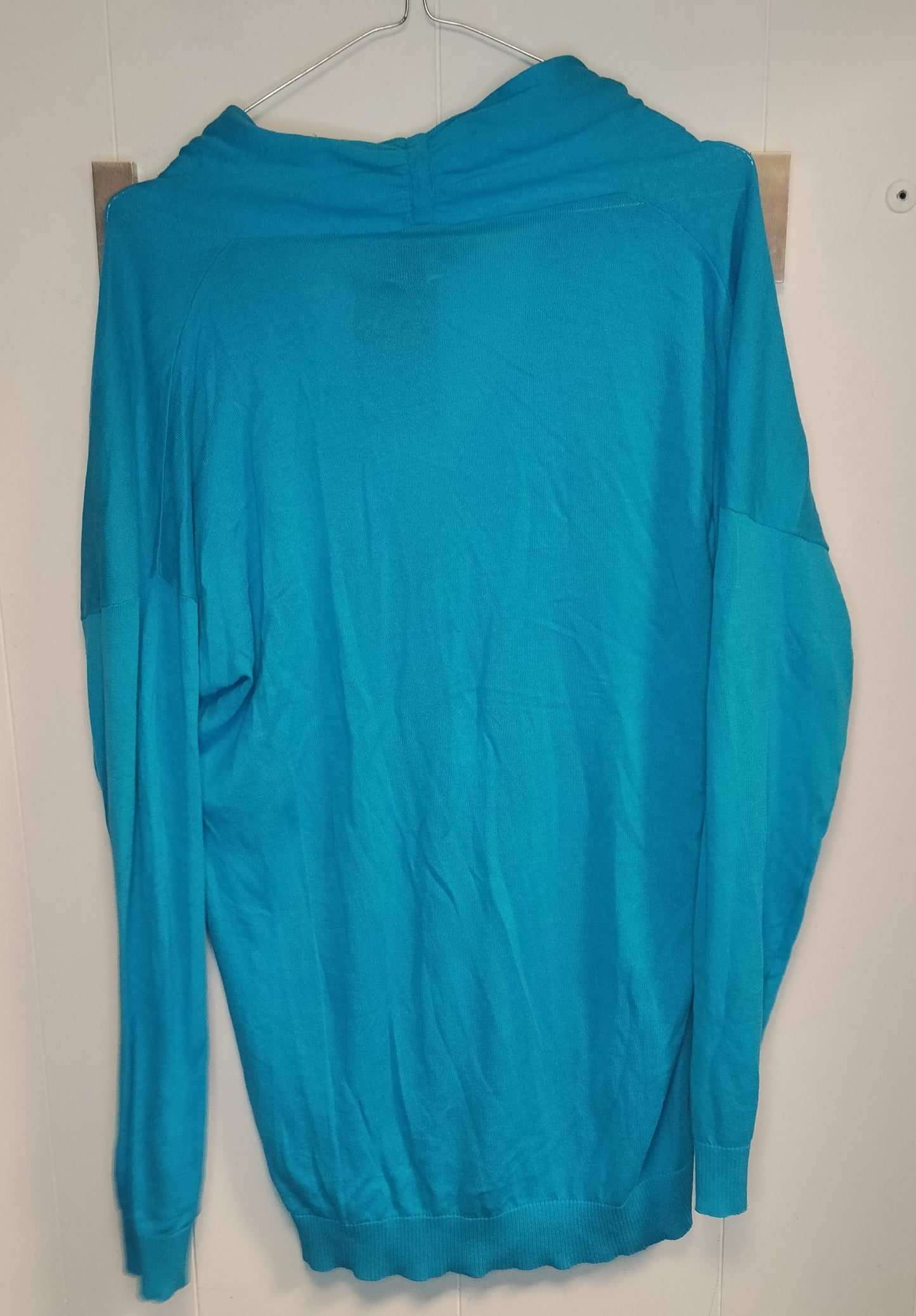 Cardigan Marzonetto Donna Taglia XL Turchese Leggero Elegante