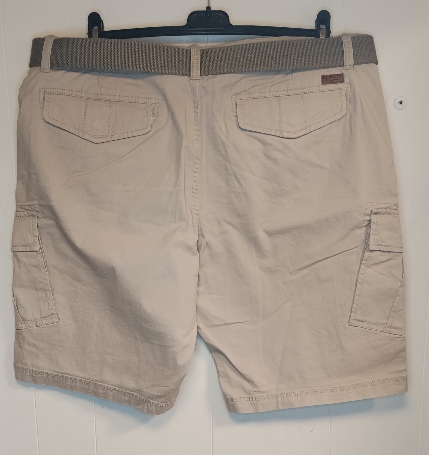 Bermuda Uomo Alcott Taglia 56 Beige Cargo Nuovi Con Cartellino