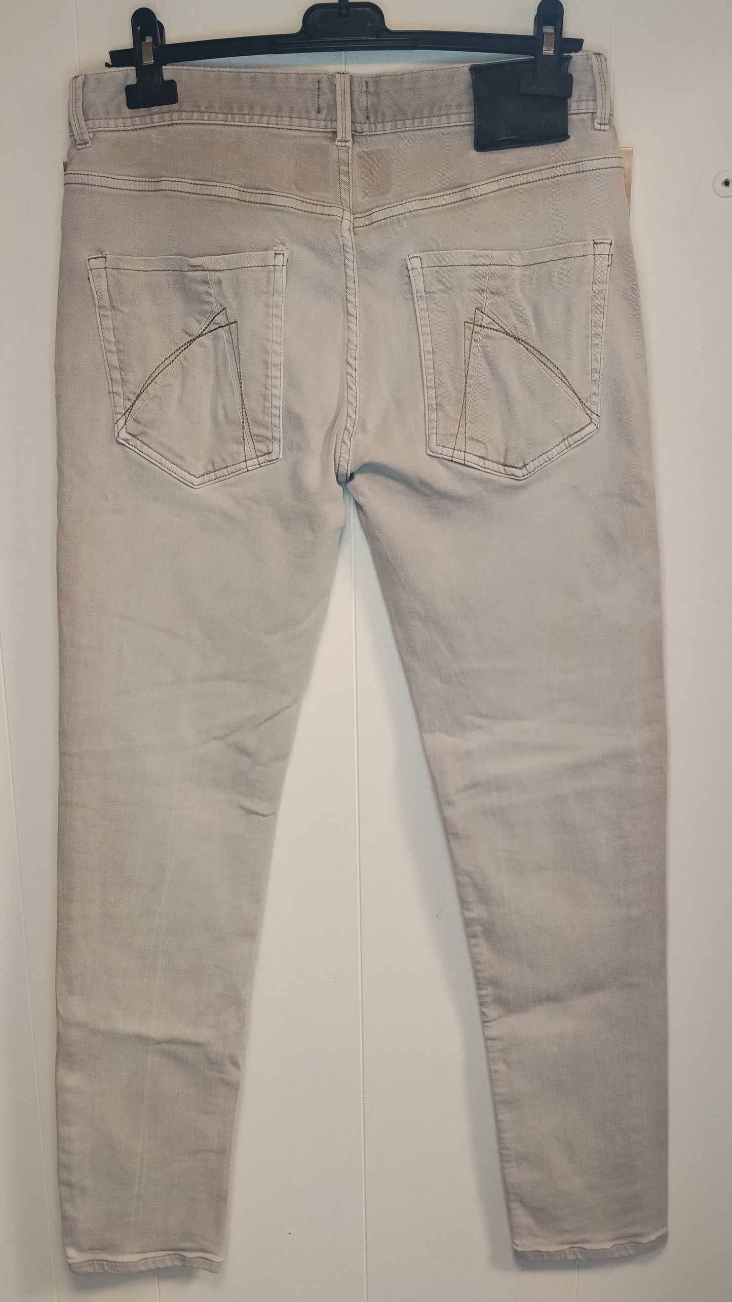 Jeans Uomo Chasin Beige Slim Fit Taglia 46