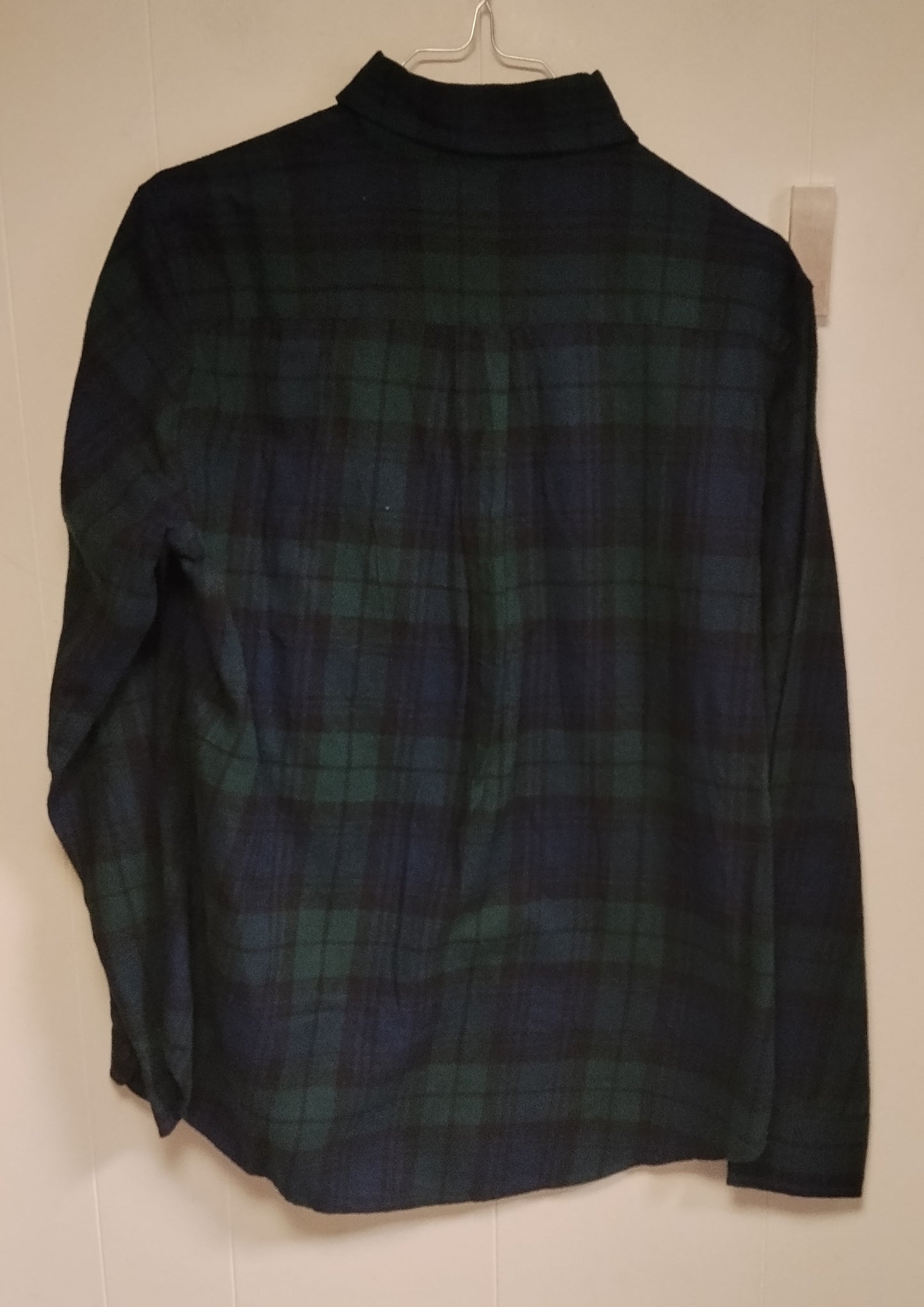 Camicia Uomo OVS Taglia S Quadri Blu Verde Casual Flanella