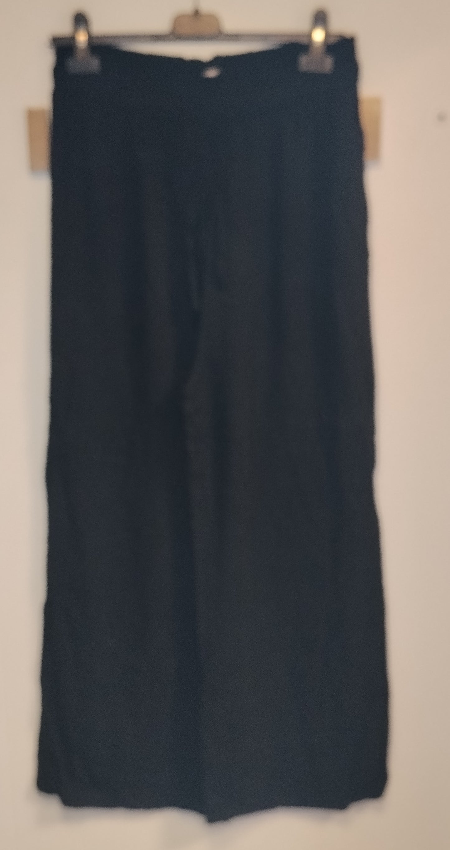 Pantaloni Donna Terranova Taglia L Neri Palazzo