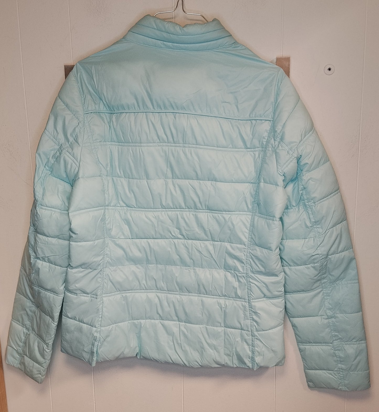 Piumino Diana Gallesi donna taglia M azzurro chiaro trapuntato