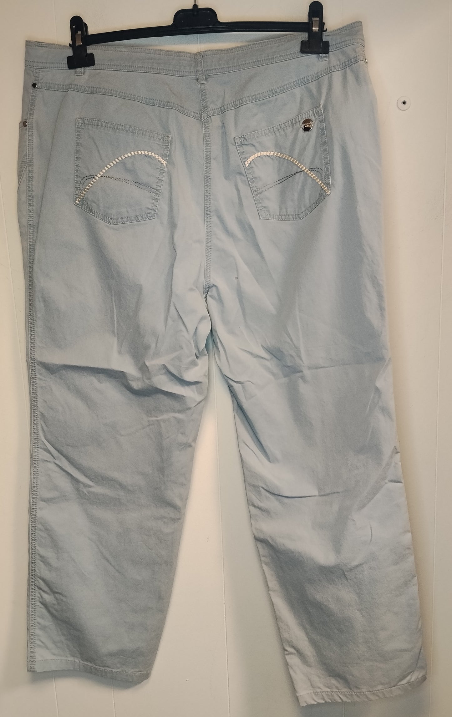 Pantaloni Elena Mirò donna taglia 46 azzurro chiaro