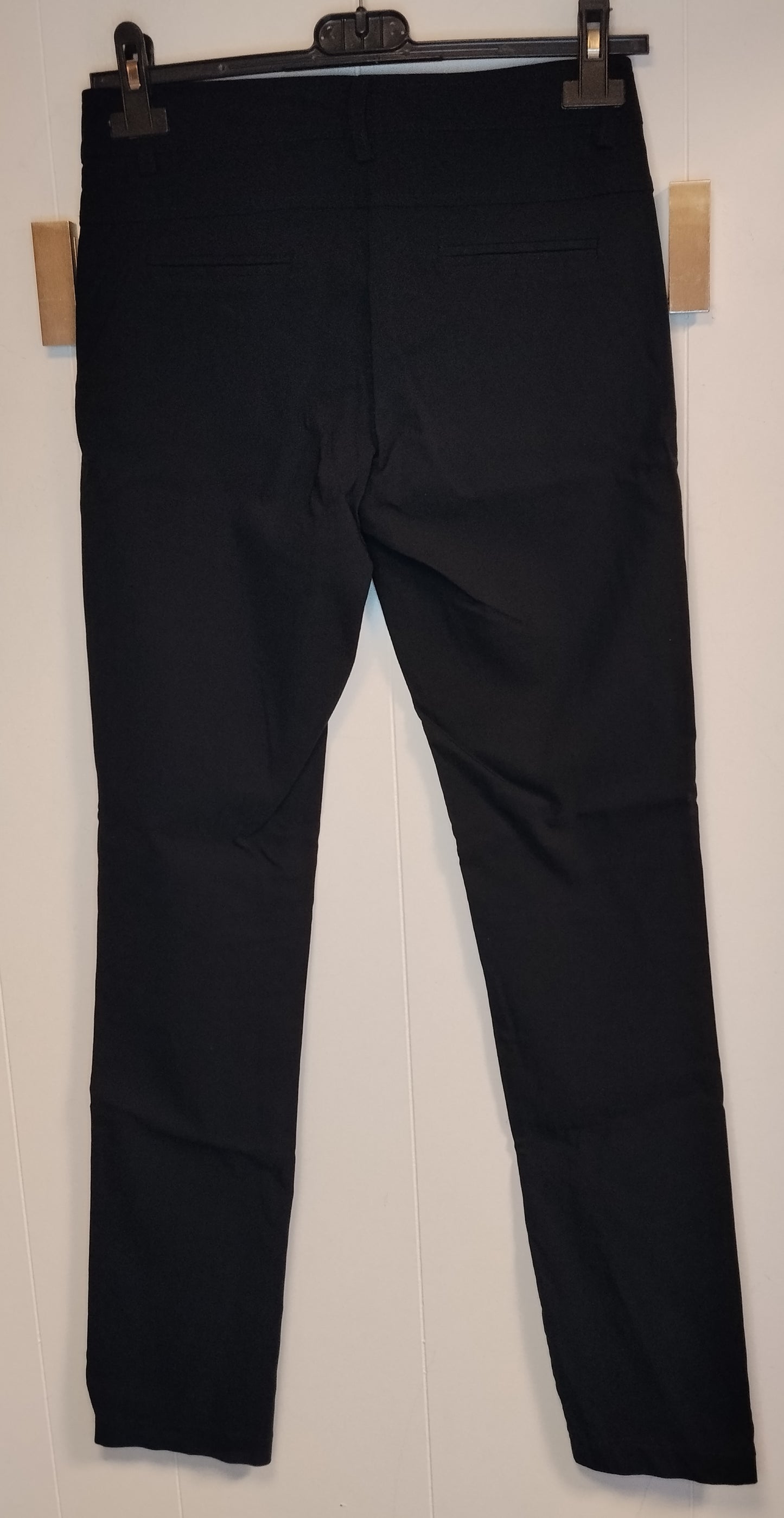 Pantaloni donna neri Made in Italy taglia S