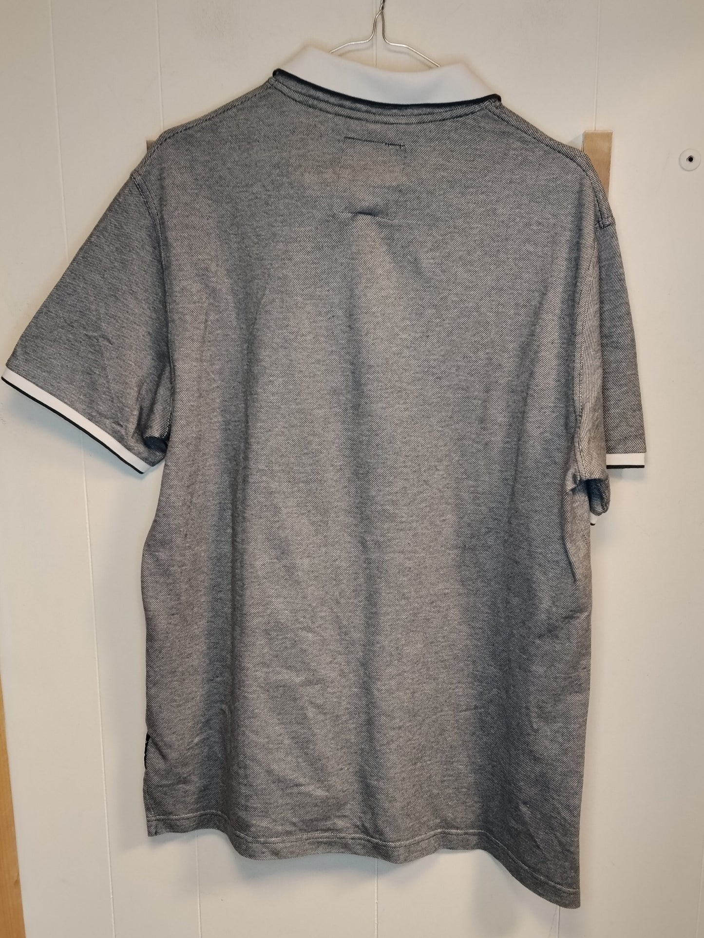 Polo uomo Armani Jeans taglia XXL grigia con colletto bianco