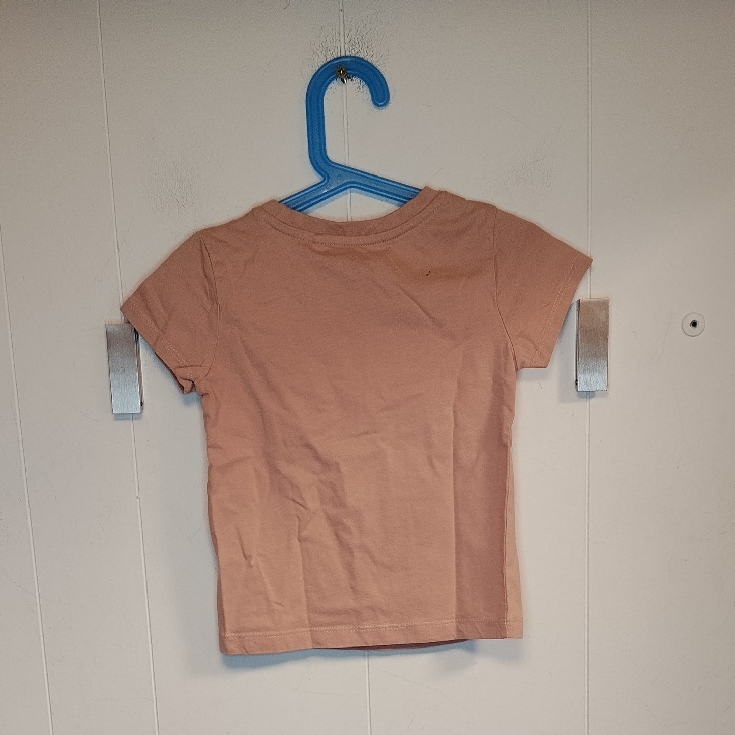 T-shirt bambina OVS taglia 4/6 anni rosa con stampa Love
