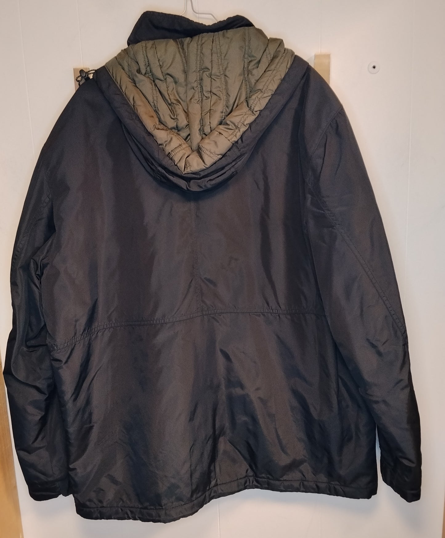 Giubbotto uomo GAS taglia XL nero con cappuccio