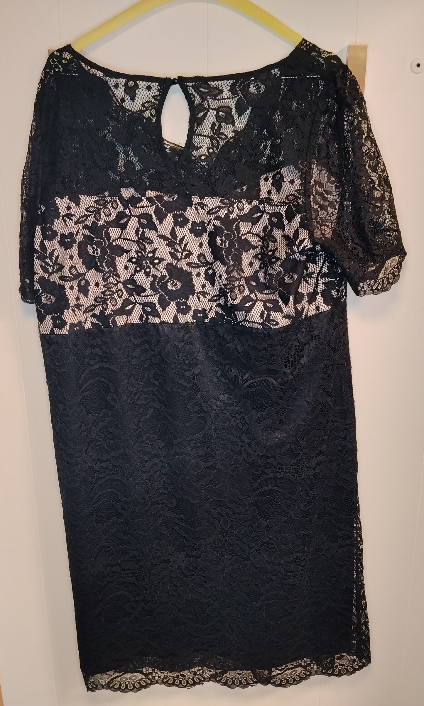 Abito Donna Bodyflirt Nero in Pizzo Elegante Taglia 48/50