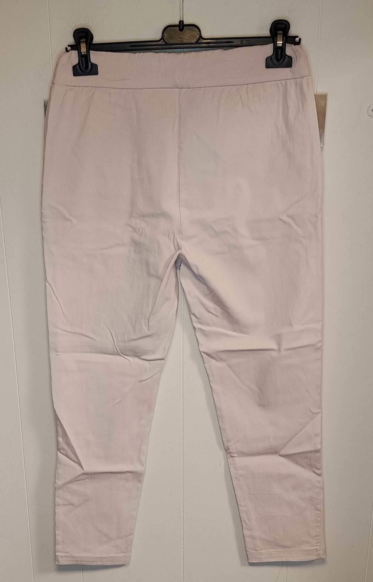 Pantaloni Donna Rosa Cipria Casual con Coulisse Taglia M