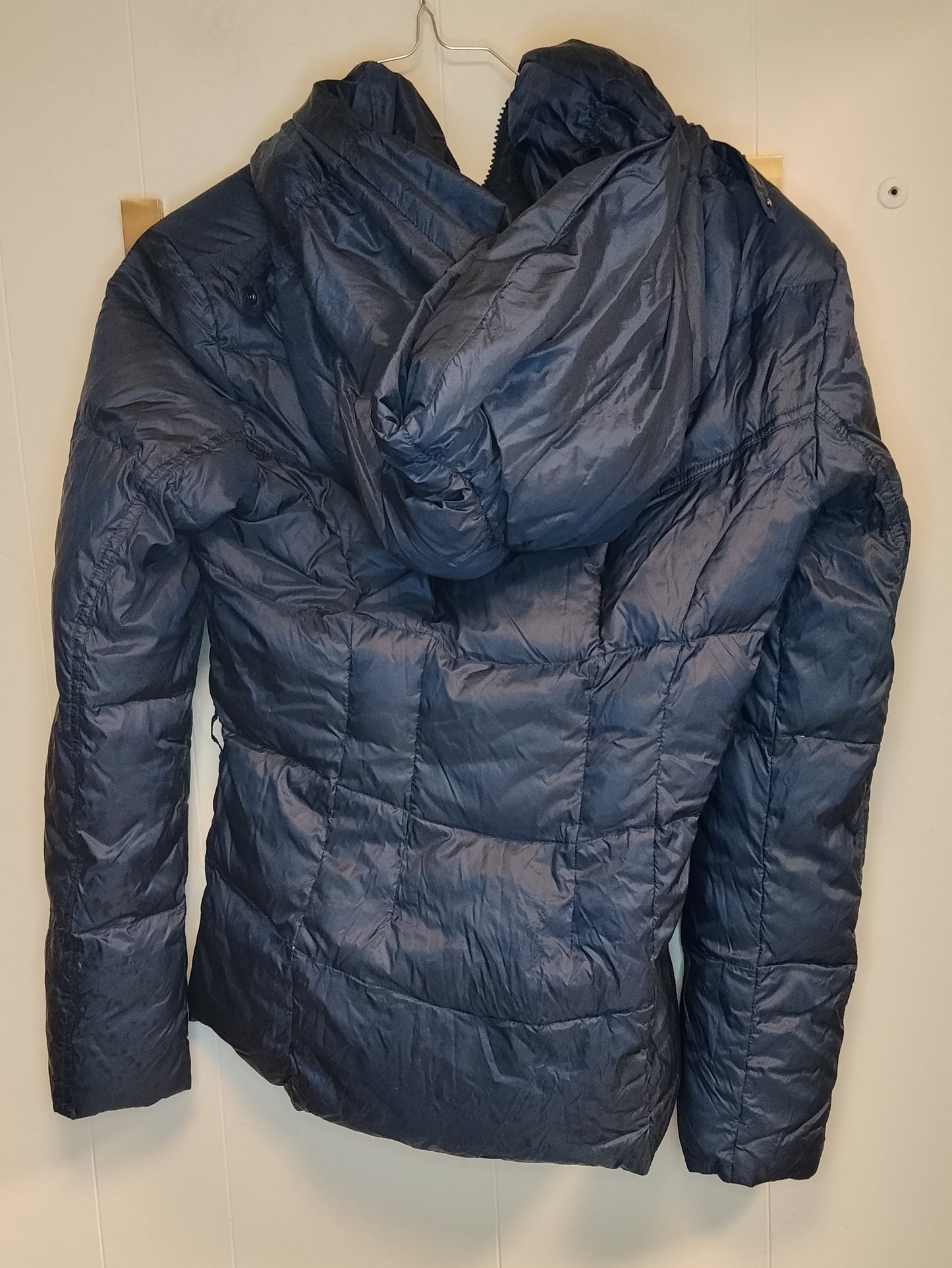 Piumino Donna Oltre Blu con Cappuccio Taglia L Invernale