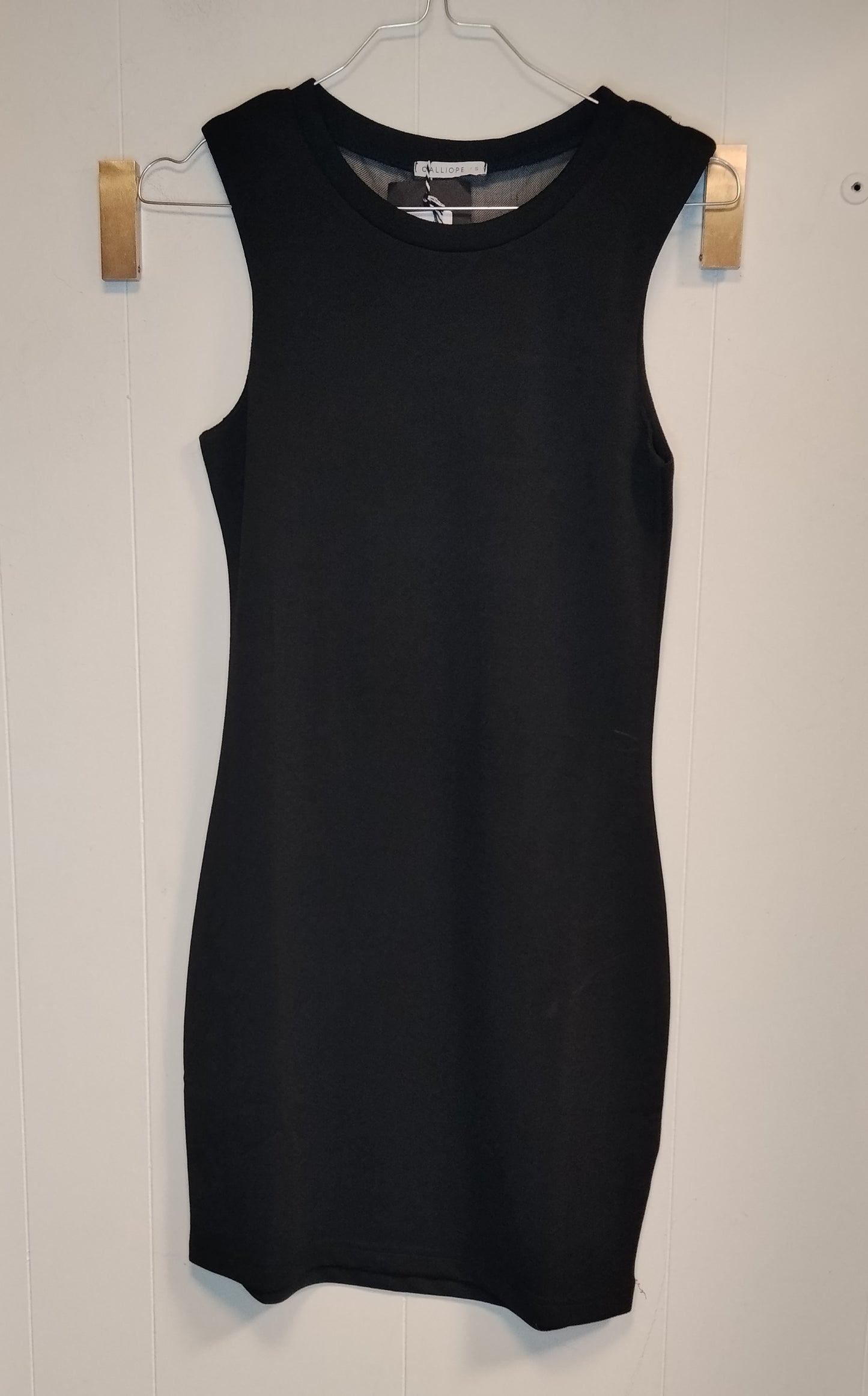 Vestito Donna Nero Calliope Tubino Basic Taglia S