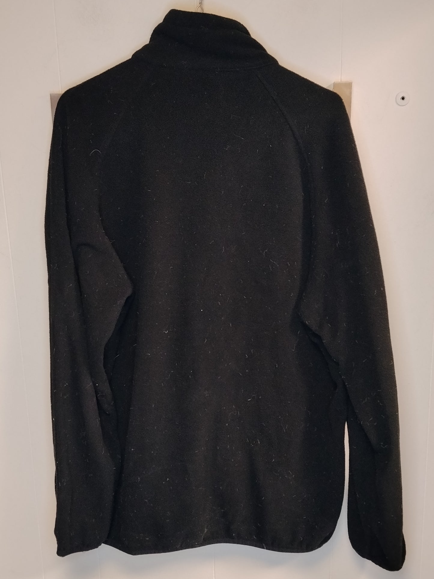 Felpa Pile Uomo Australian Nera Zip Intera Taglia 54