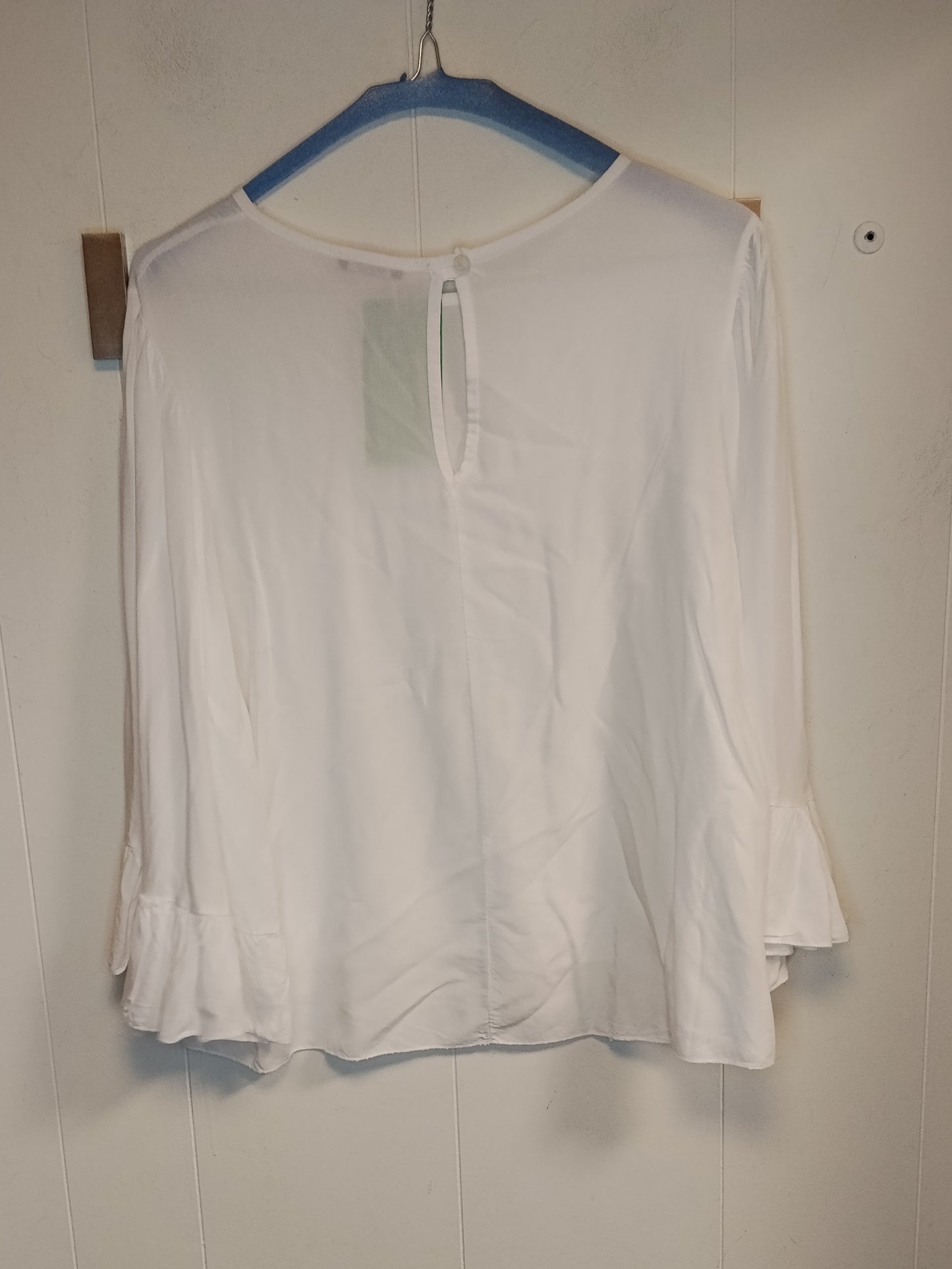 Blusa Donna Bianca Pittarello Manica Ampia Taglia M