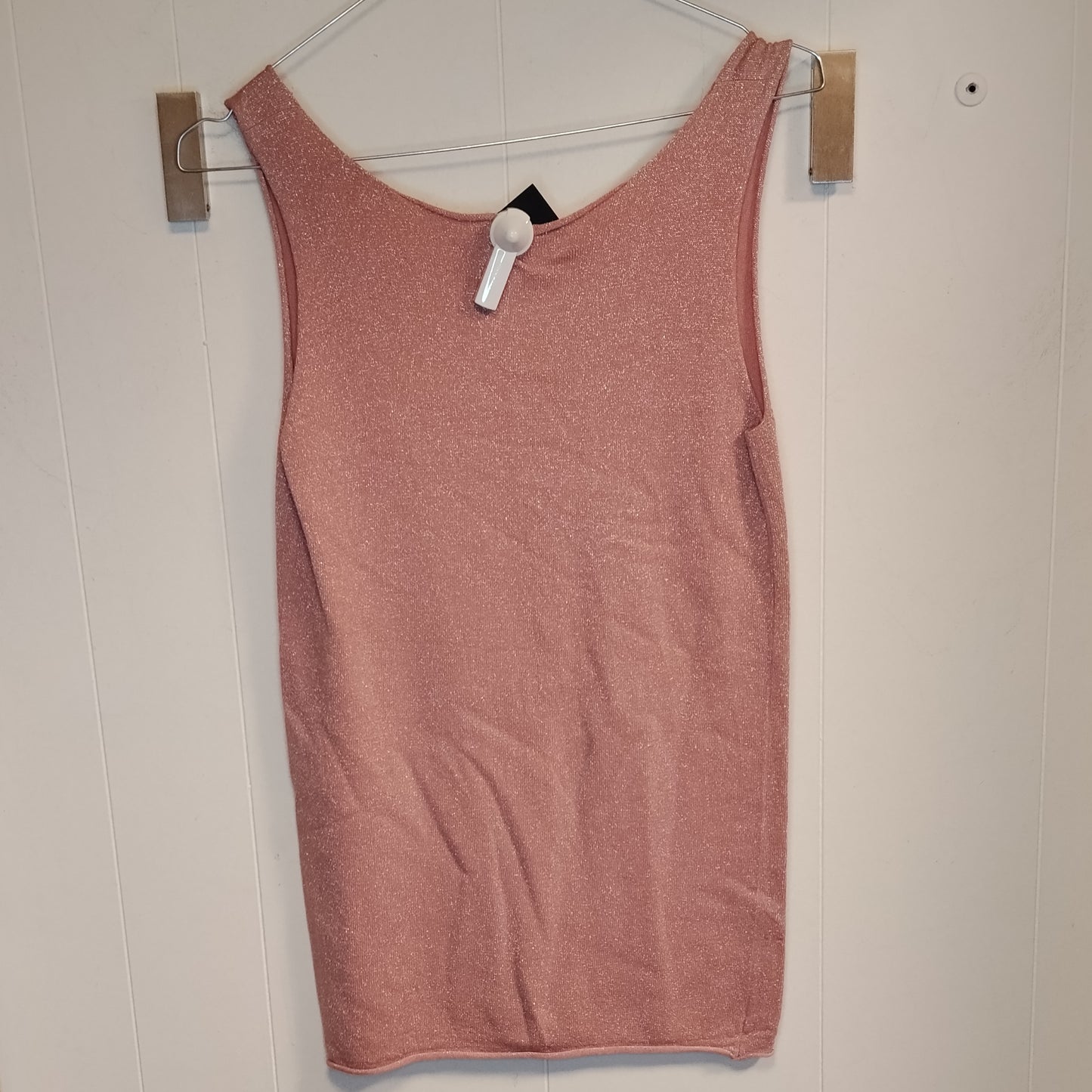 Canotta Donna Lurex Rosa Keus Taglia L XL Elegante