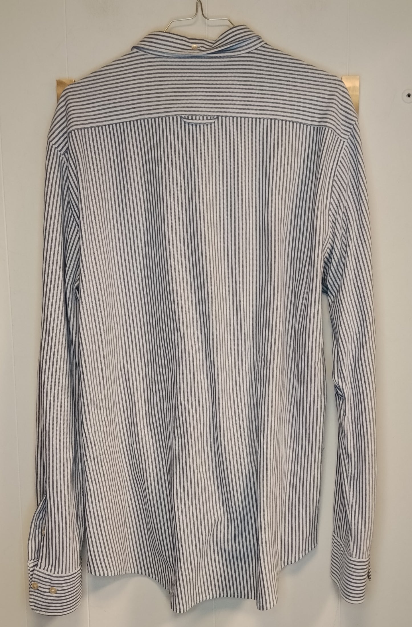 Camicia Uomo Gant Righe Bianco Blu Taglia XL