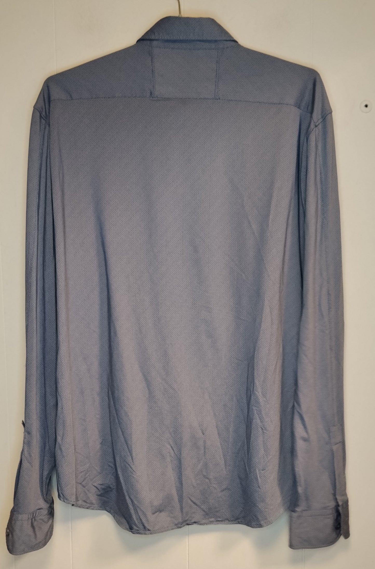 Camicia Uomo Momo Design Grigio Microfantasia Taglia XXL