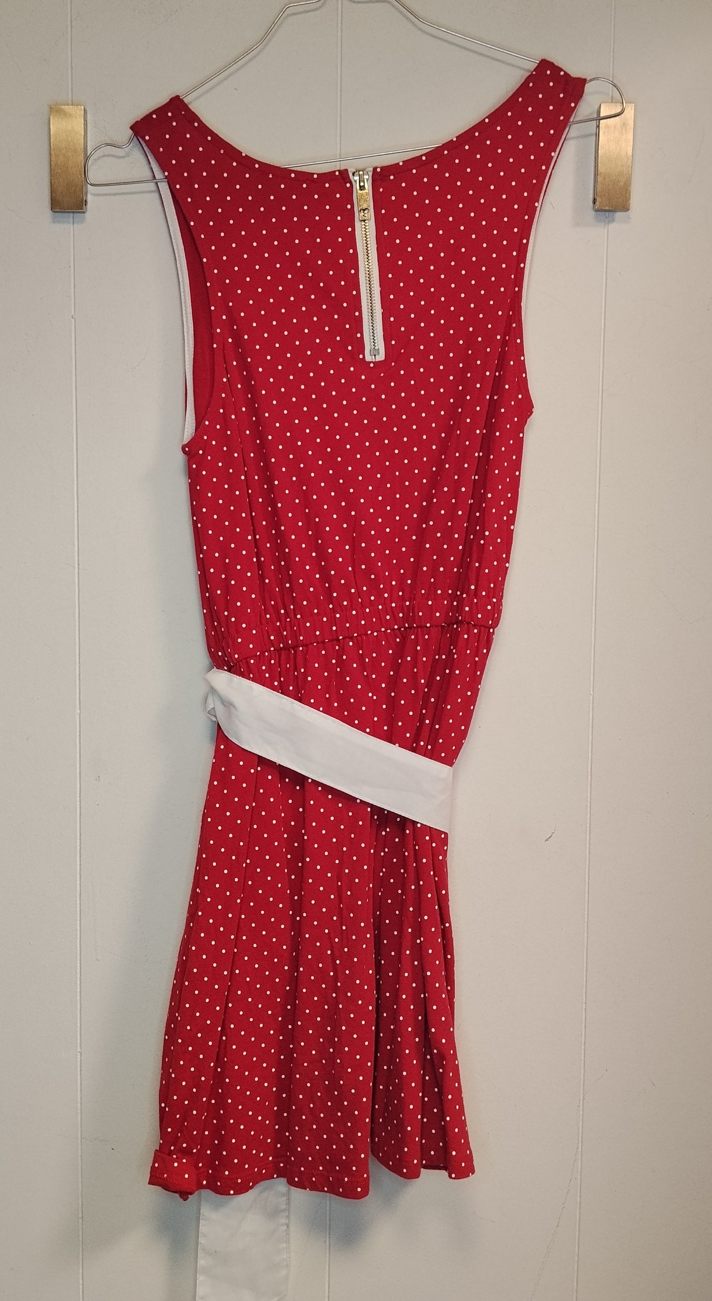 Vestito Donna Baby Angel Rosso a Pois Taglia XS Nuovo con Cartellino Abito Estivo