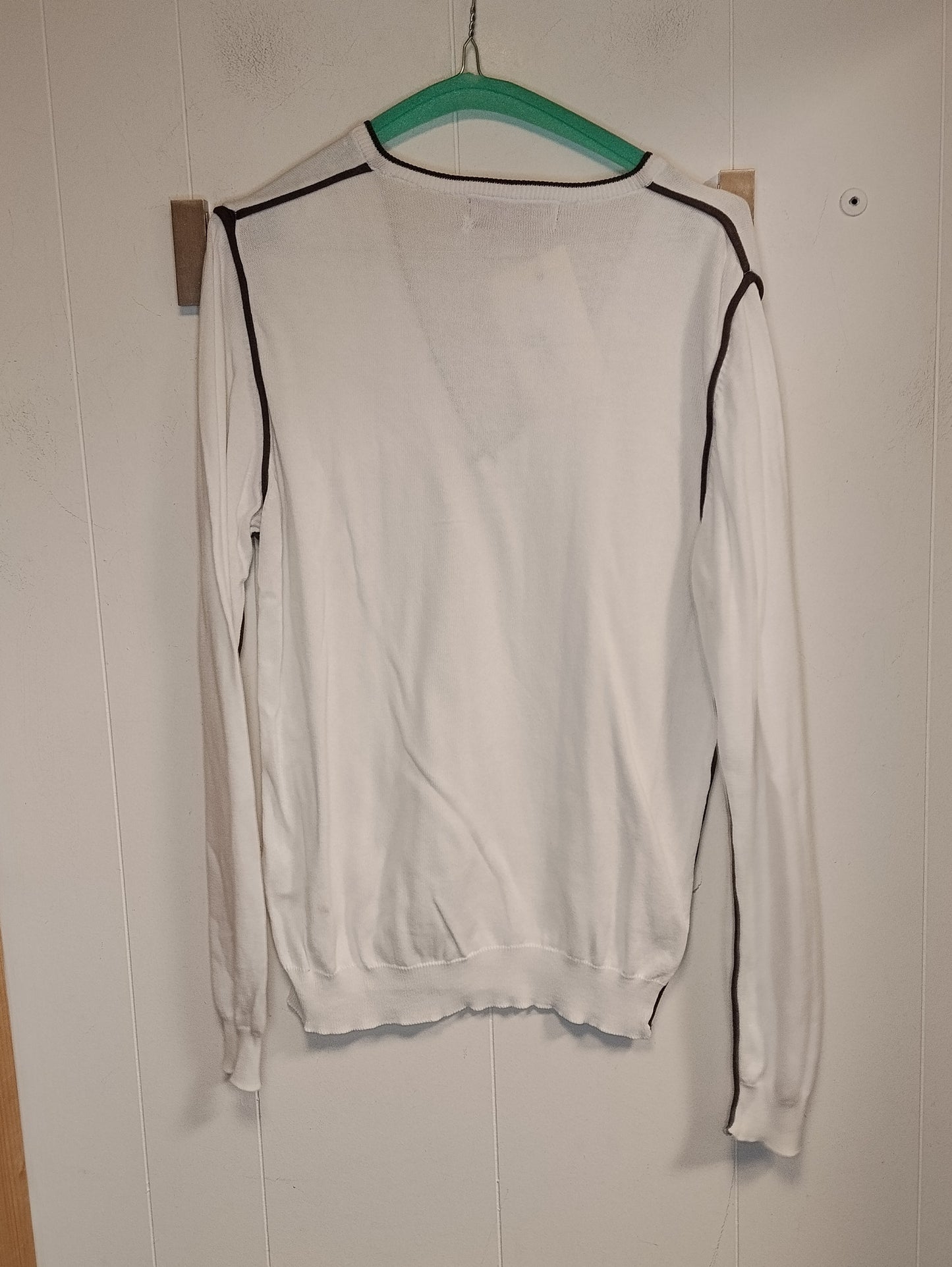 Maglia Donna Imperial Bianca Scollo V Taglia M Maglione Leggero Elegante Casual