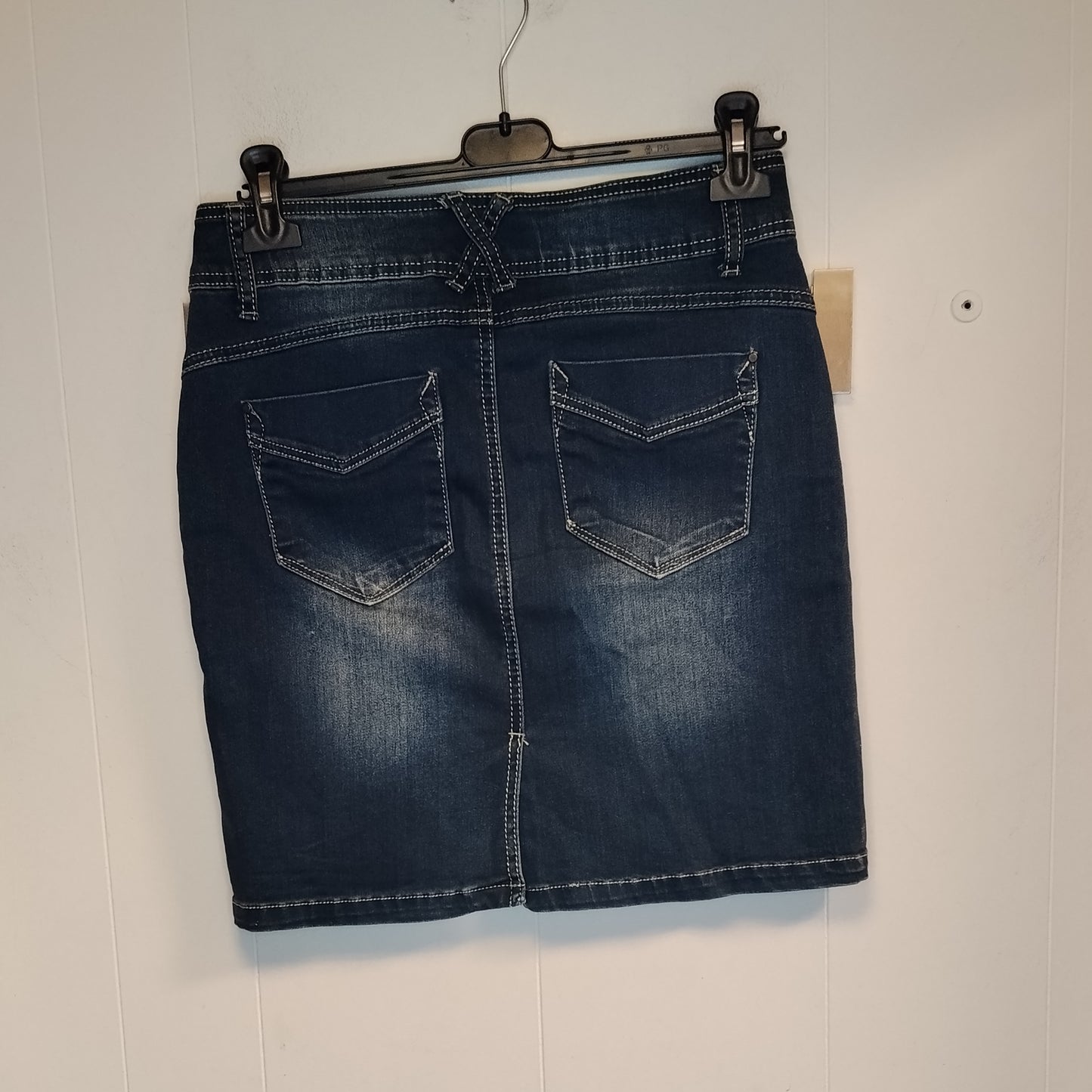 Gonna Jeans Donna Miss Sexy Taglia S Denim Blu Scuro Mini Gonna Casual Elasticizzata