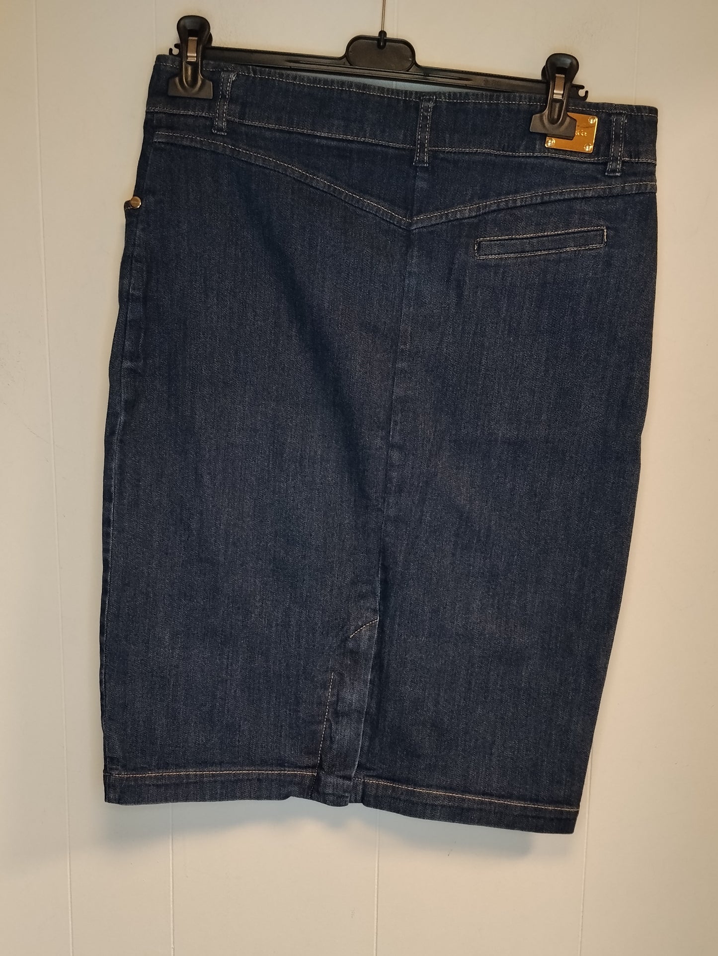 Gonna Donna Max & Co Denim Blu Taglia XL Girovita 84 cm